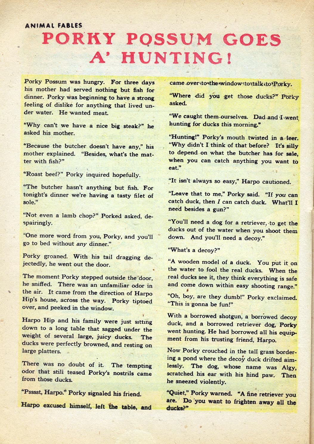 Read online Animal Fables comic -  Issue #2 - 25