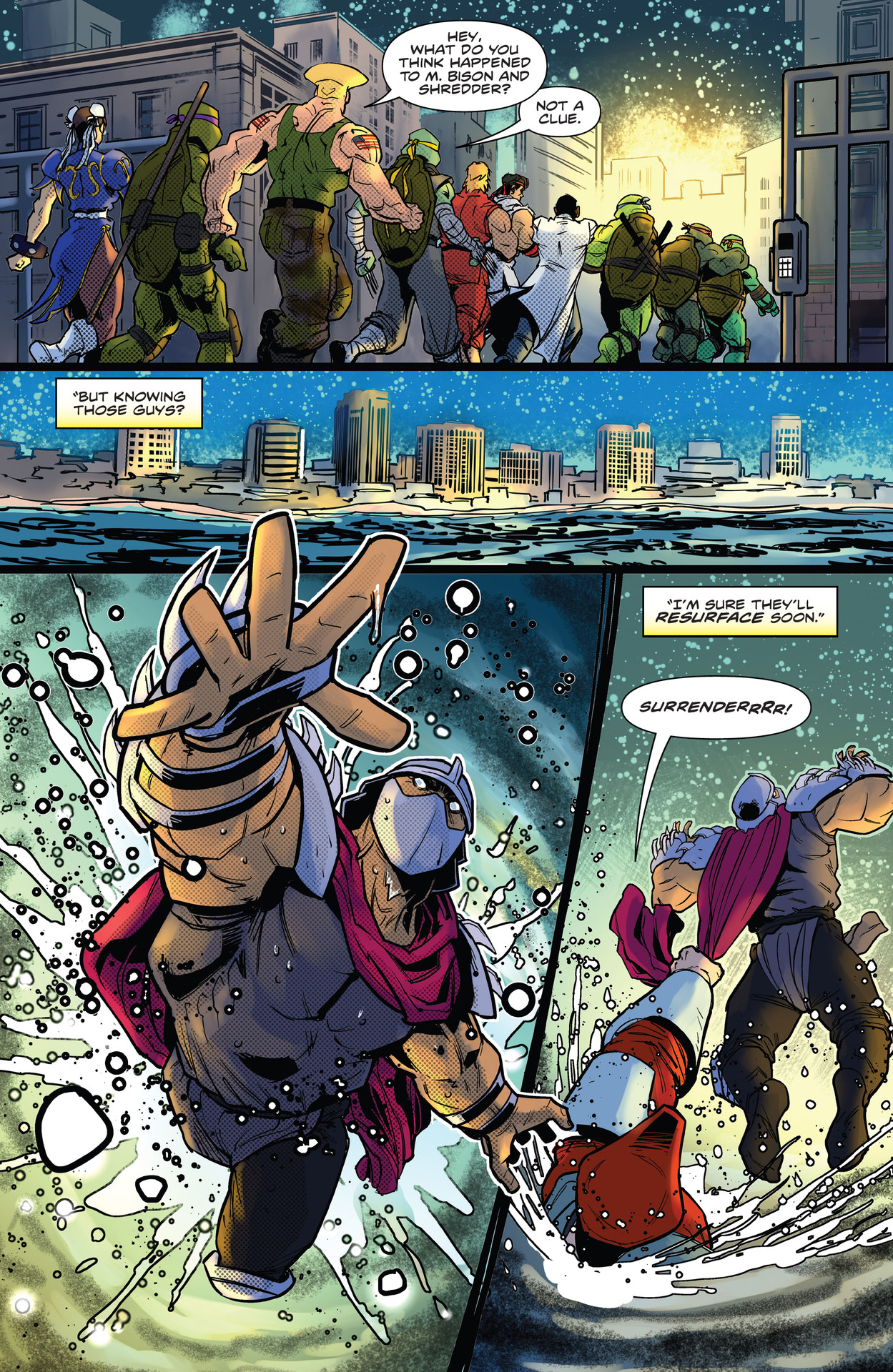 Read online Teenage Mutant Ninja Turtles vs. Street Fighter comic -  Issue #5 - 19