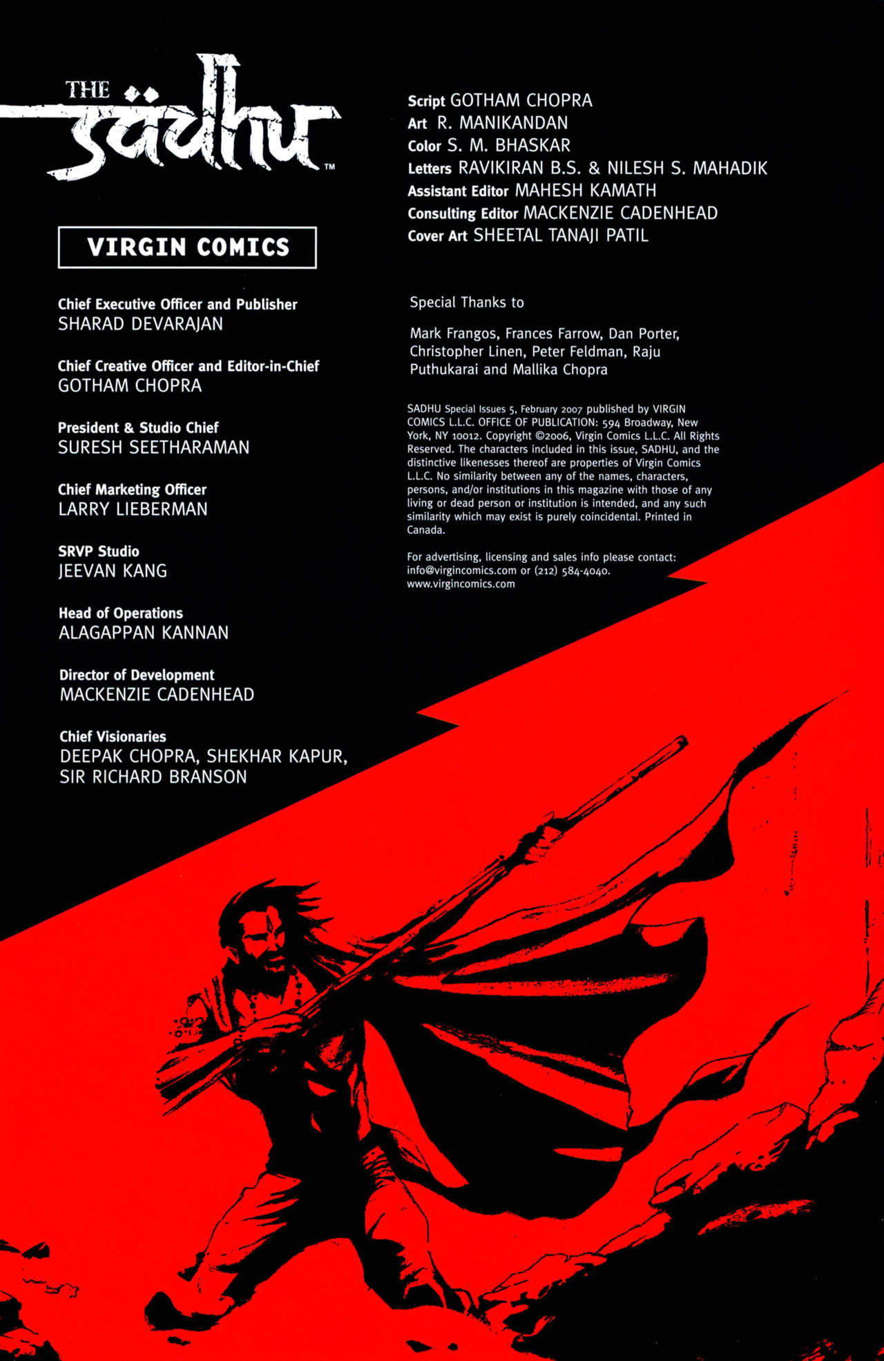 Read online Sädhu comic -  Issue #5 - 2