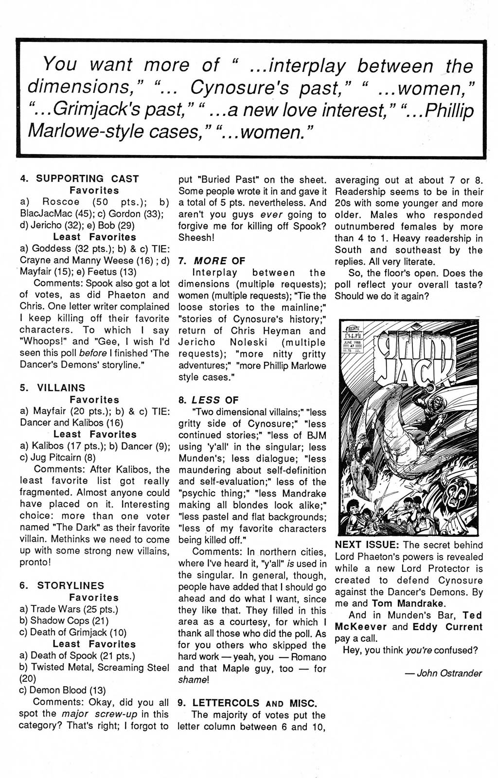 Read online Grimjack comic -  Issue #46 - 34
