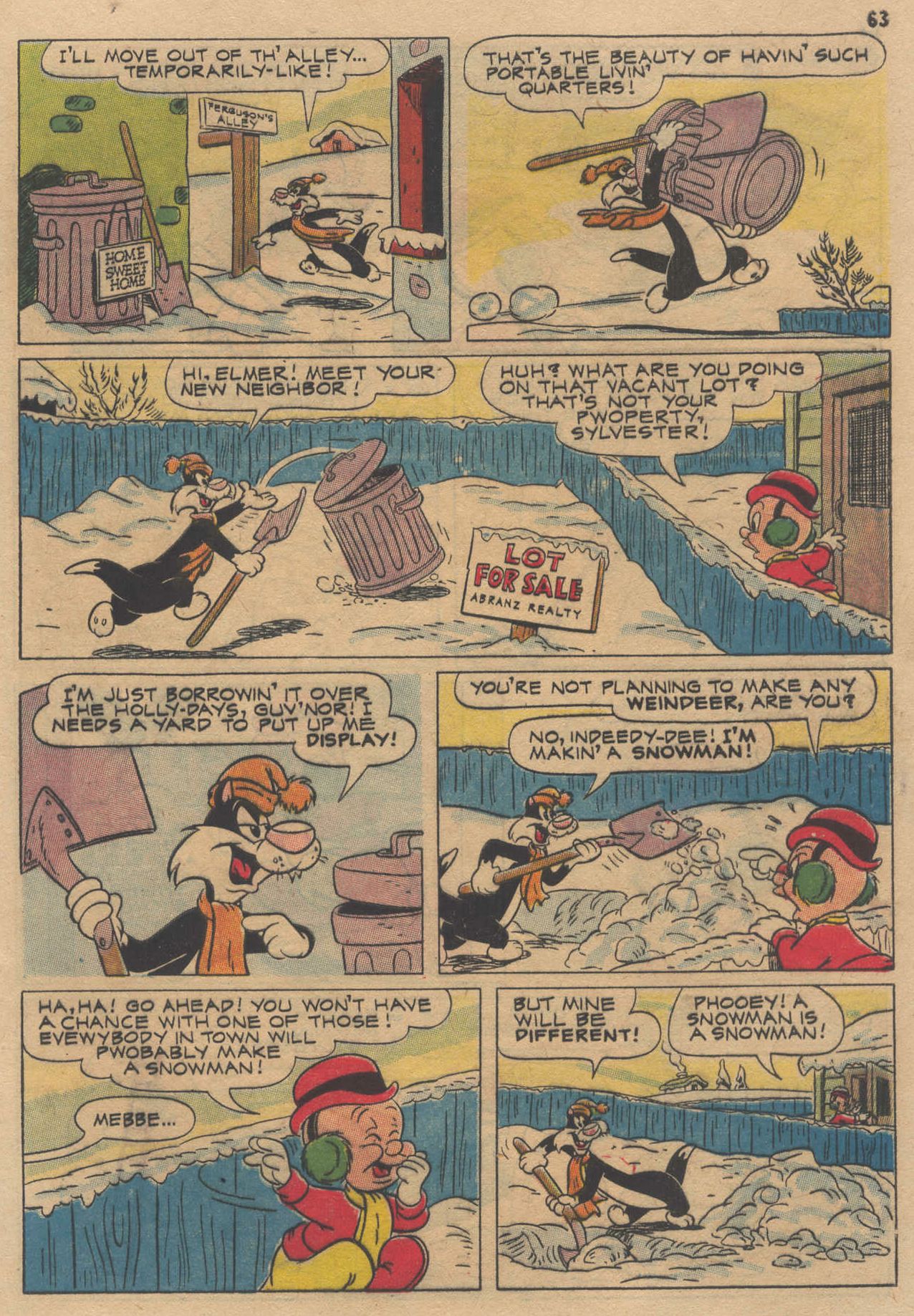 Read online Bugs Bunny's Christmas Funnies comic -  Issue # TPB 3 - 65