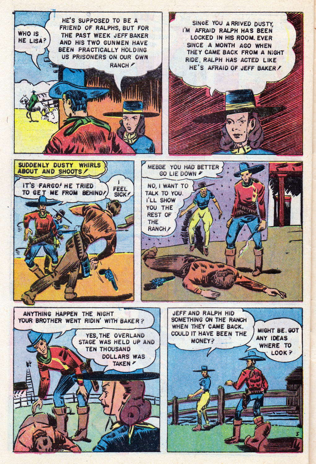 Read online Cowboy Western Comics (1948) comic -  Issue #18 - 28