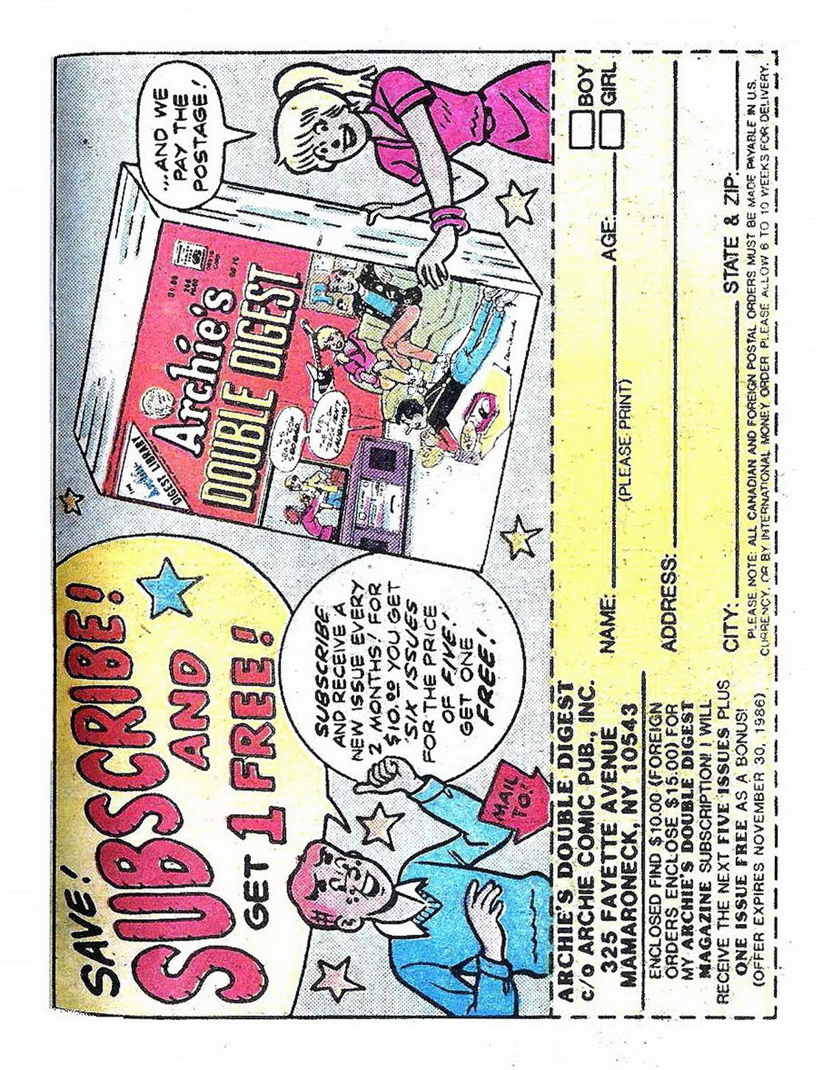 Read online Archie's Double Digest Magazine comic -  Issue #25 - 190
