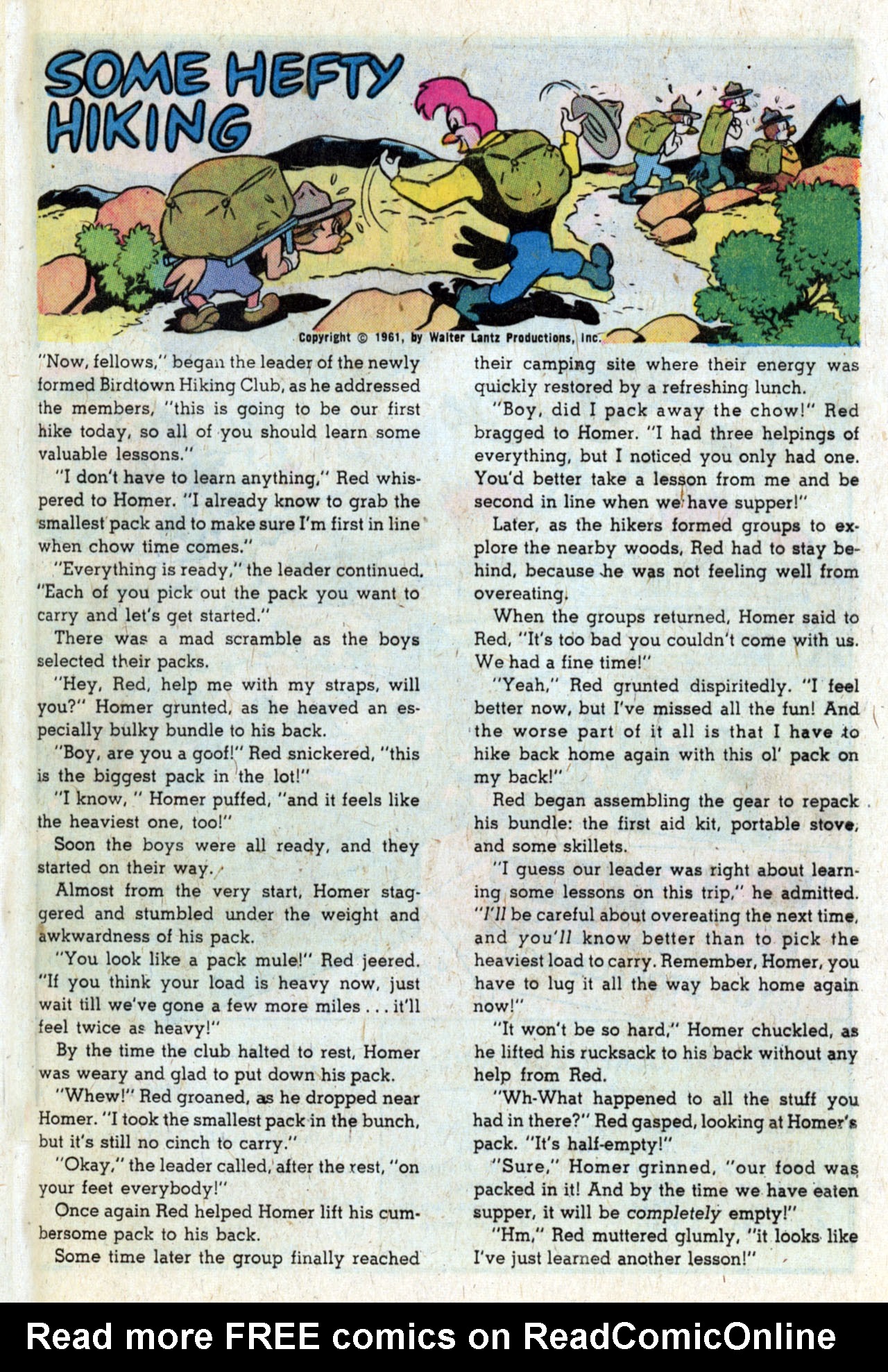 Read online Walter Lantz Woody Woodpecker (1962) comic -  Issue #153 - 33