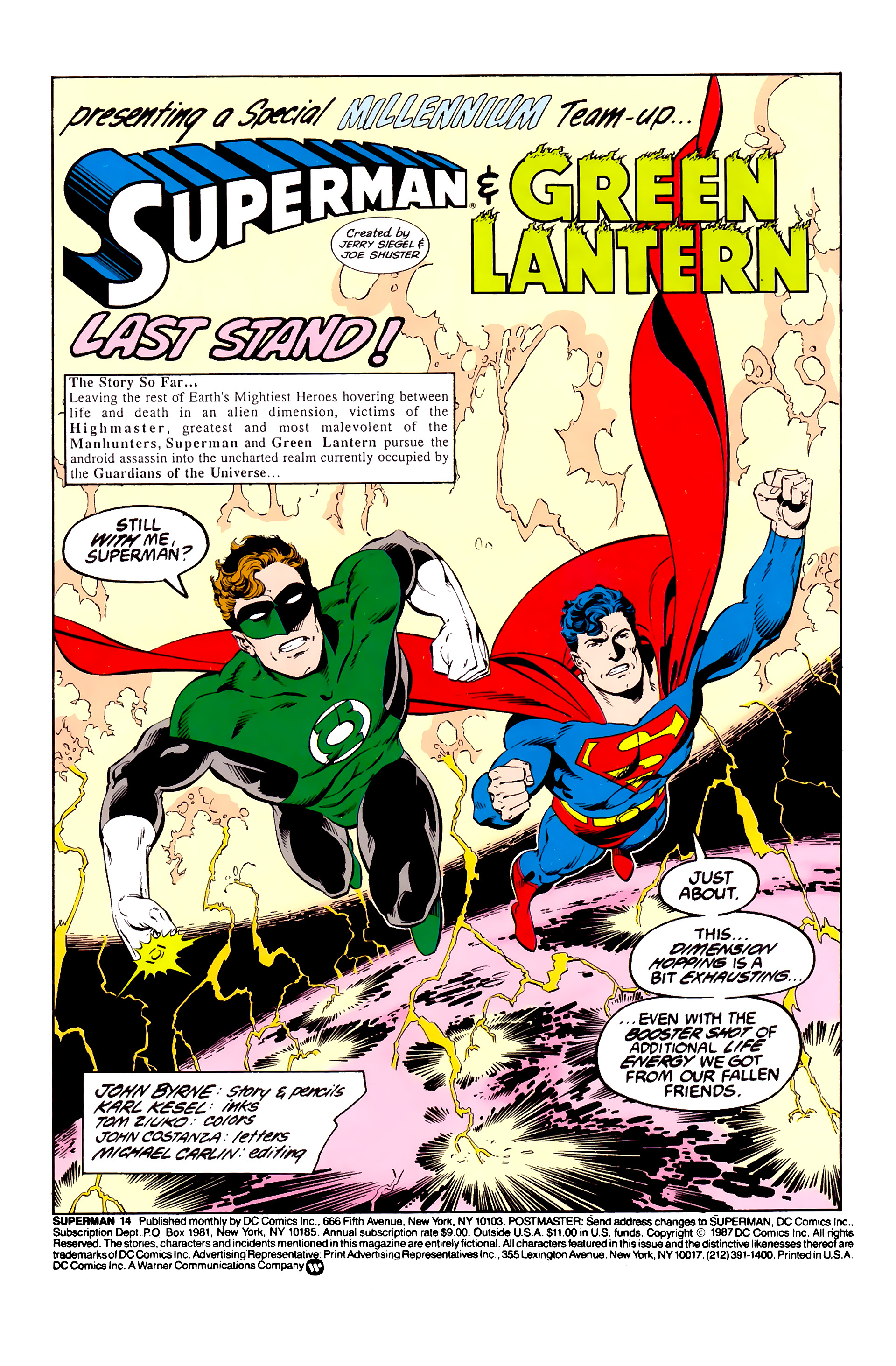 Read online Superman (1987) comic -  Issue #14 - 2