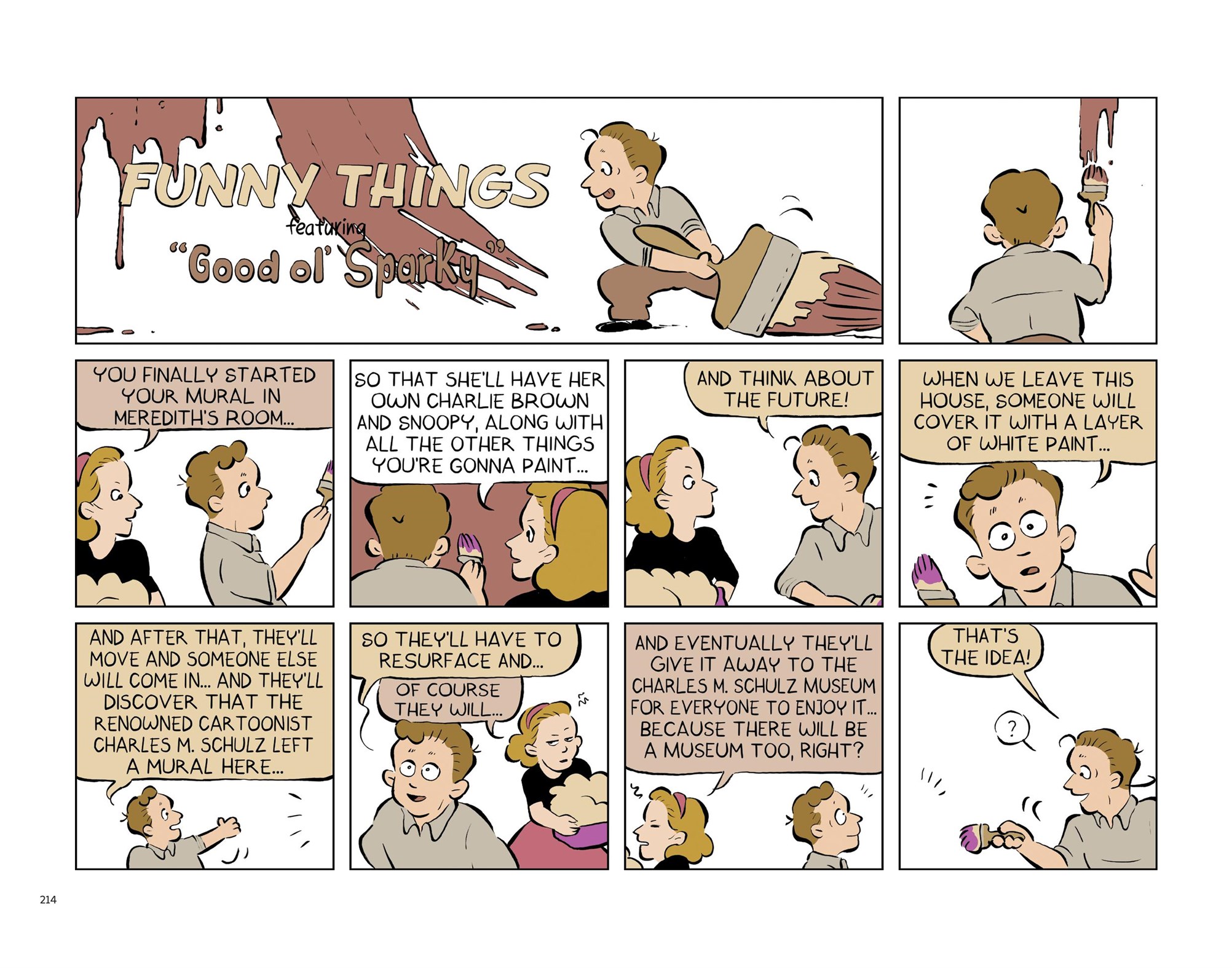 Read online Funny Things: A Comic Strip Biography of Charles M. Schulz comic -  Issue # TPB (Part 3) - 17