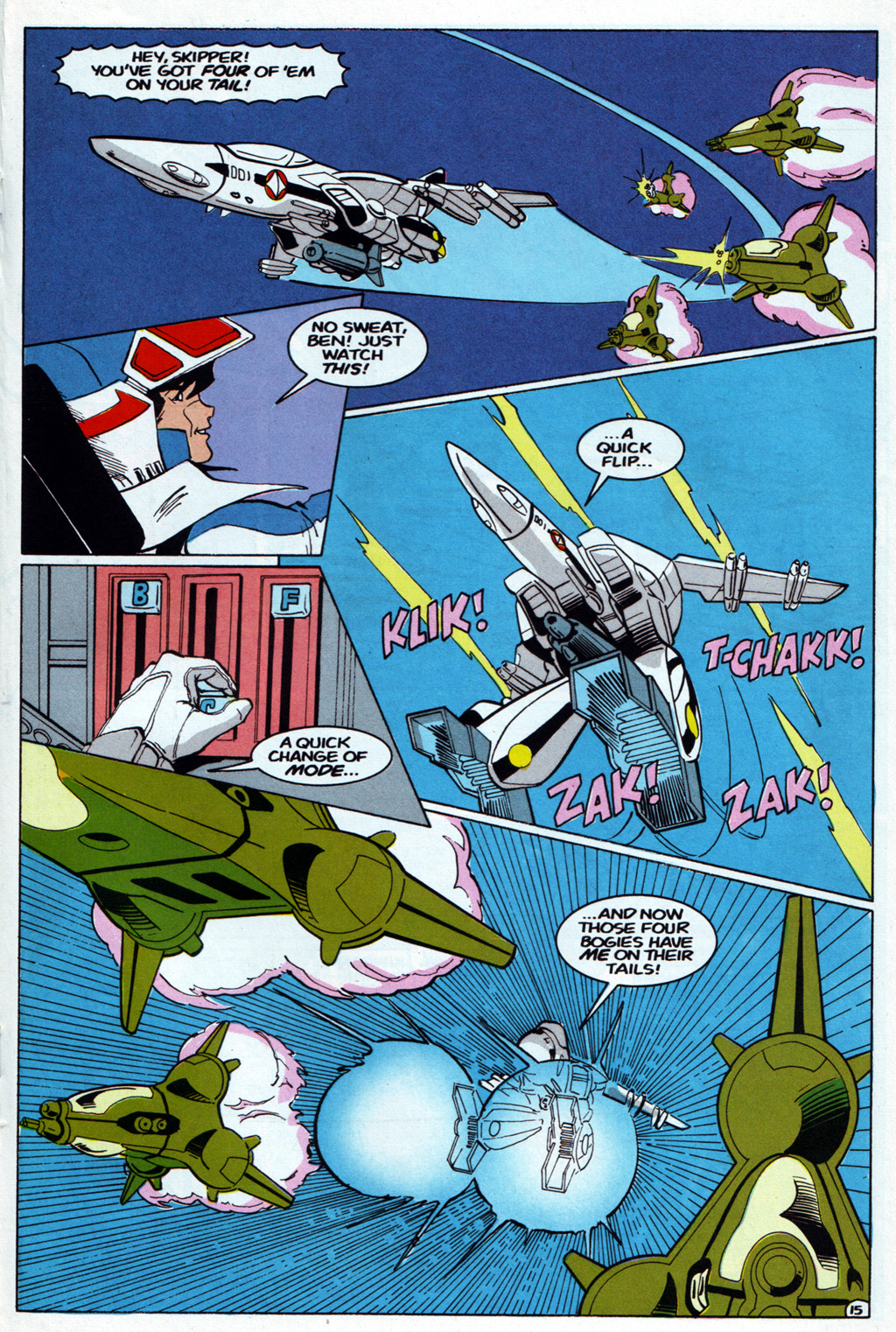 Read online Robotech The Macross Saga comic -  Issue #19 - 17