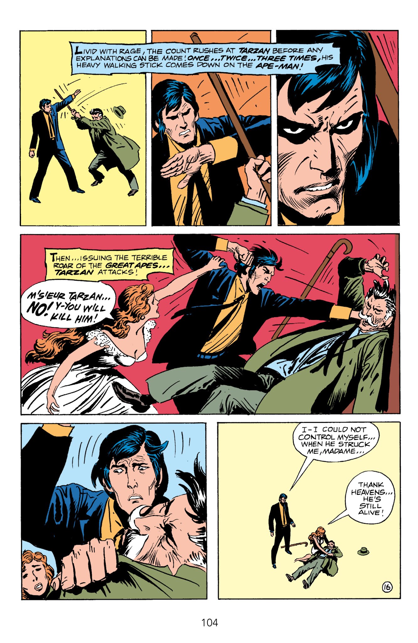 Read online Edgar Rice Burroughs' Tarzan The Joe Kubert Years comic -  Issue # TPB 2 (Part 1) - 103