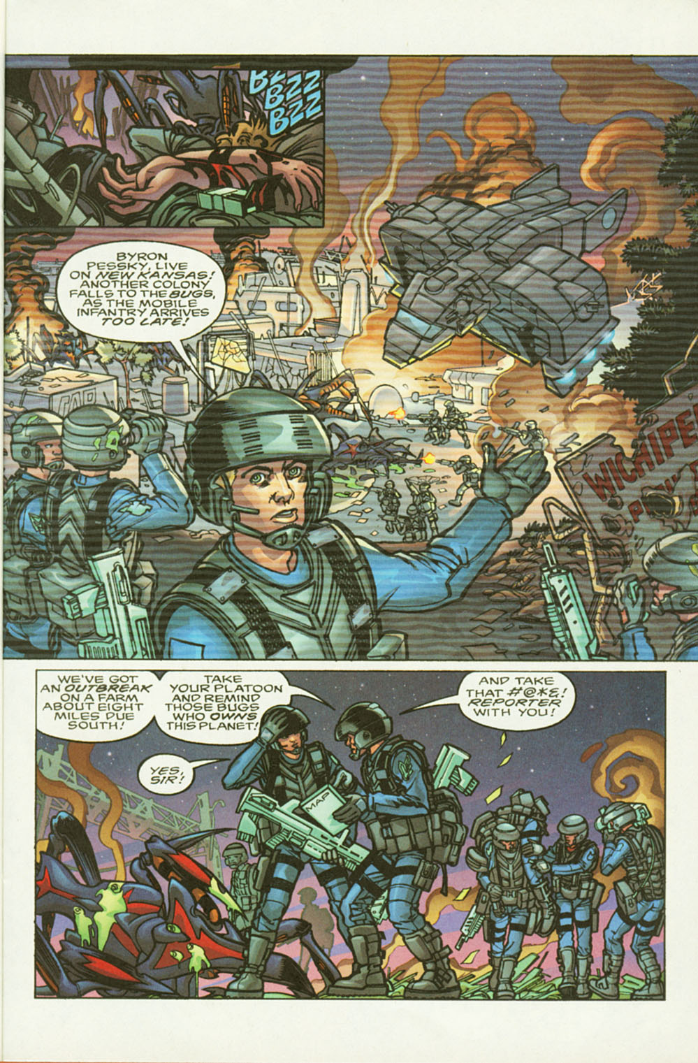 Read online Starship Troopers: Dominant Species comic -  Issue #1 - 21