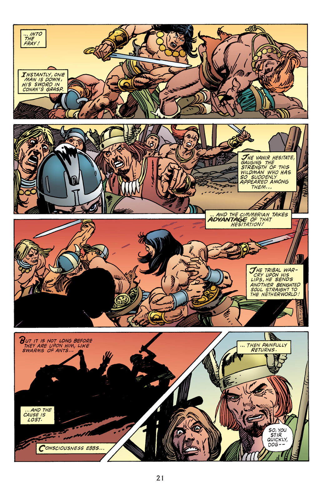 Read online The Chronicles of Conan comic -  Issue # TPB 17 (Part 1) - 21