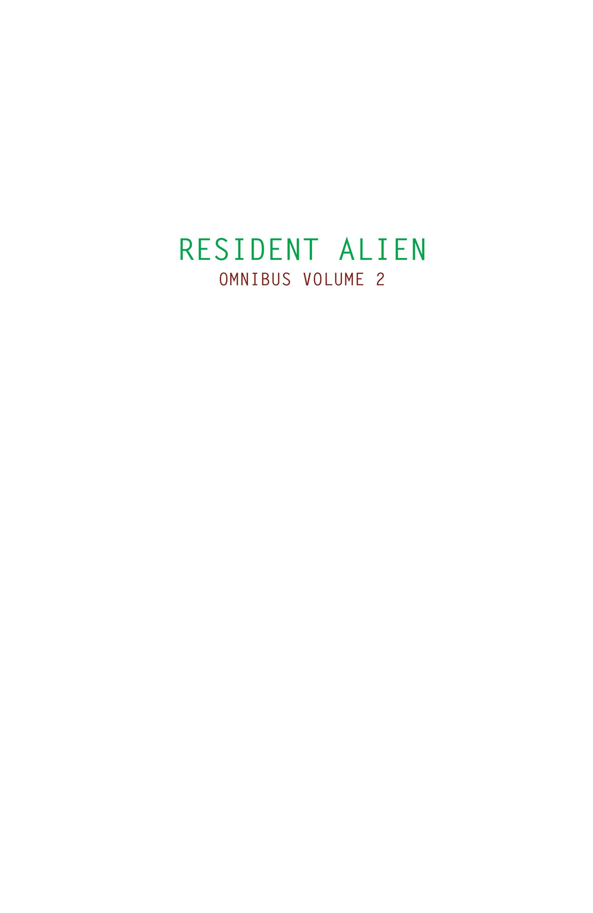 Read online Resident Alien Omnibus comic -  Issue # TPB 2 (Part 1) - 2