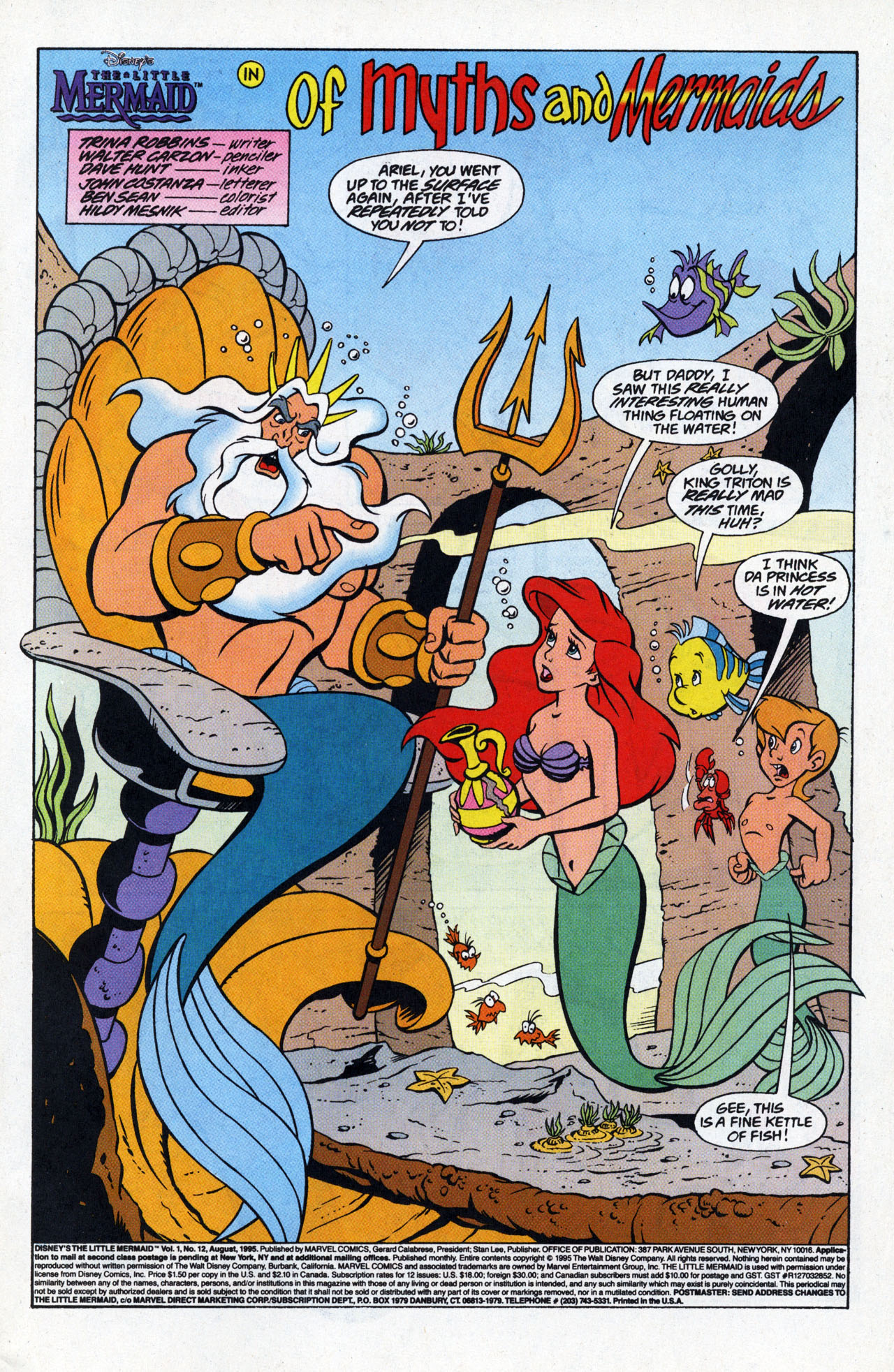 Read online Disney's The Little Mermaid comic -  Issue #12 - 3