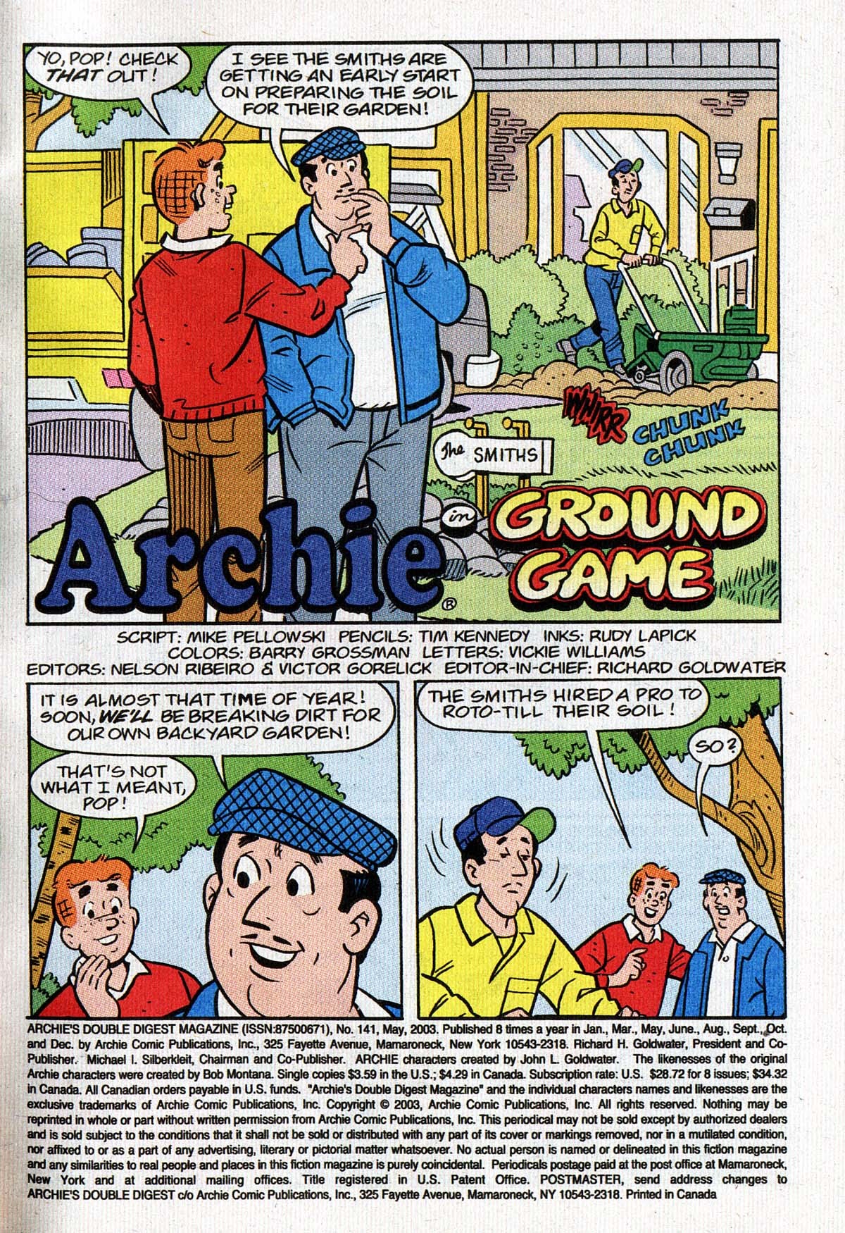 Read online Archie's Double Digest Magazine comic -  Issue #141 - 2