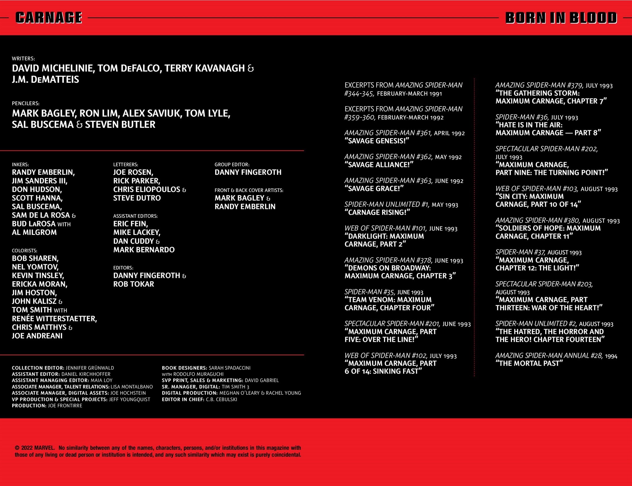 Read online Carnage Epic Collection: Born in Blood comic -  Issue # TPB (Part 1) - 3