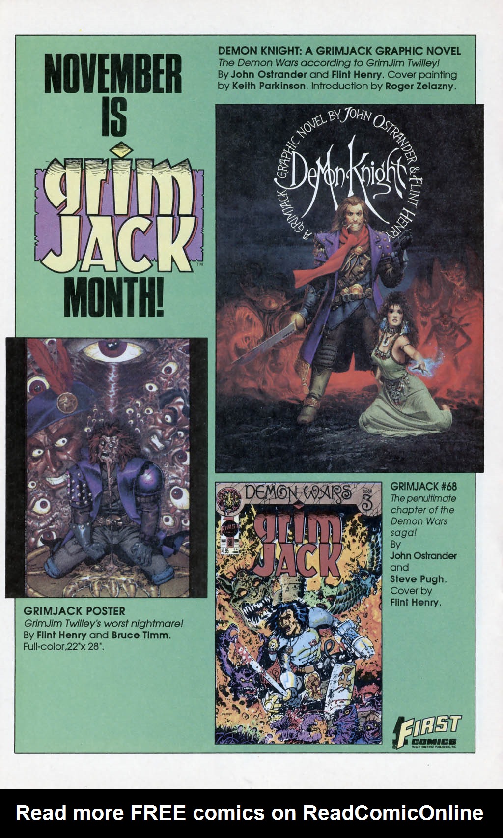 Read online Grimjack comic -  Issue #67 - 22