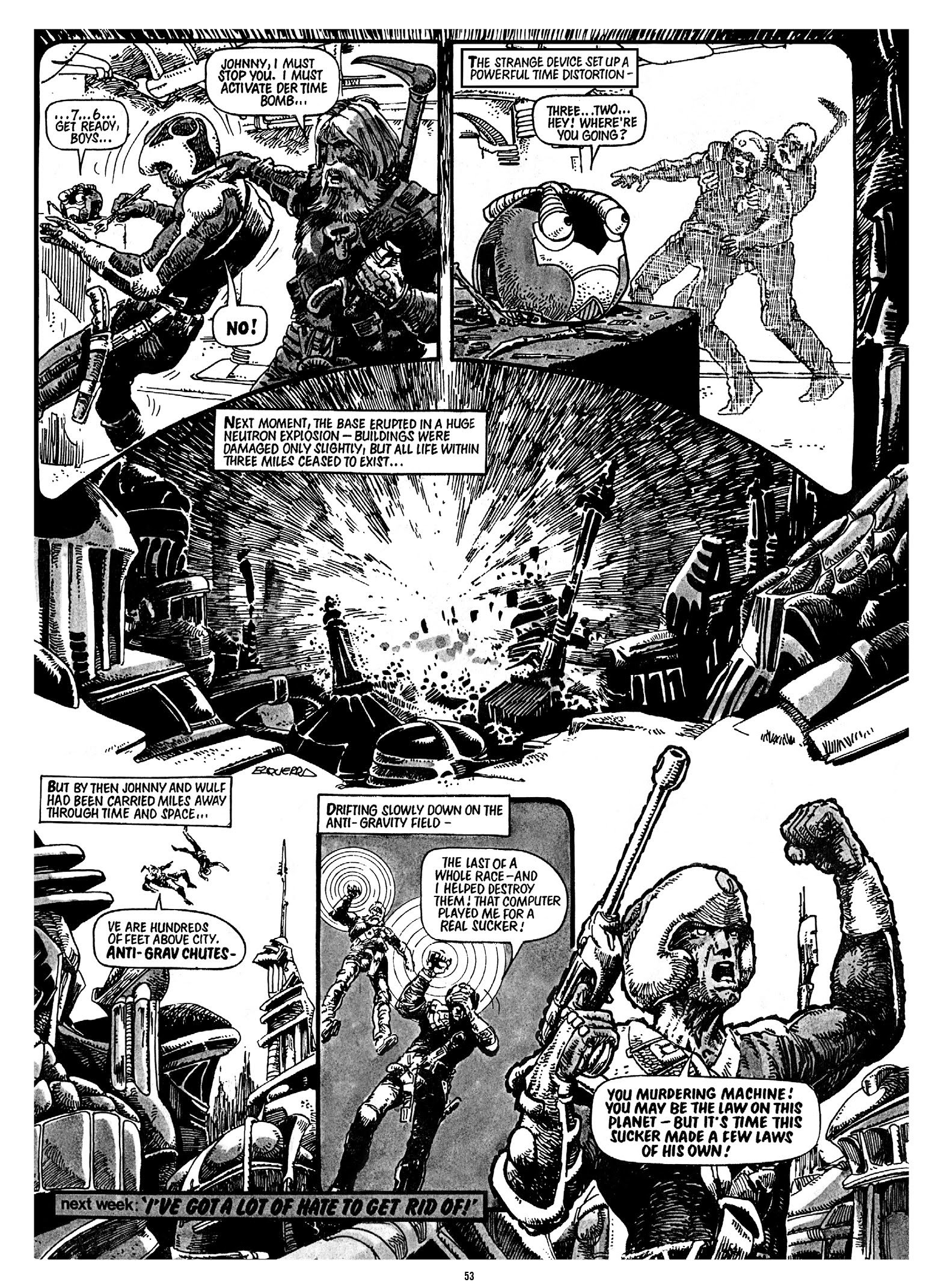 Read online Strontium Dog Search and Destroy: The Starlord Years comic -  Issue # TPB - 50