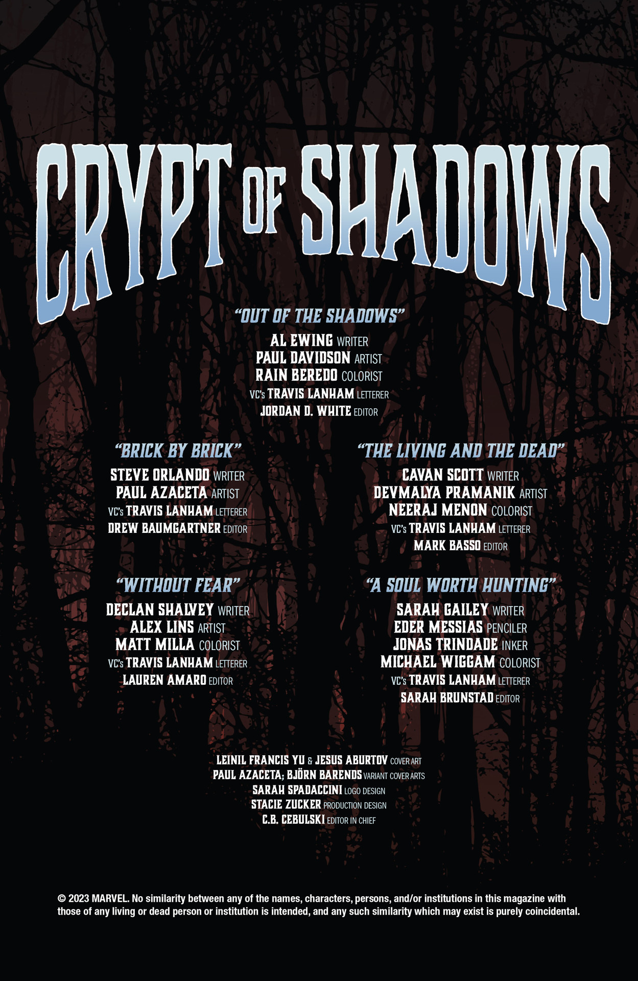 Read online Crypt of Shadows (2023) comic -  Issue #1 - 2
