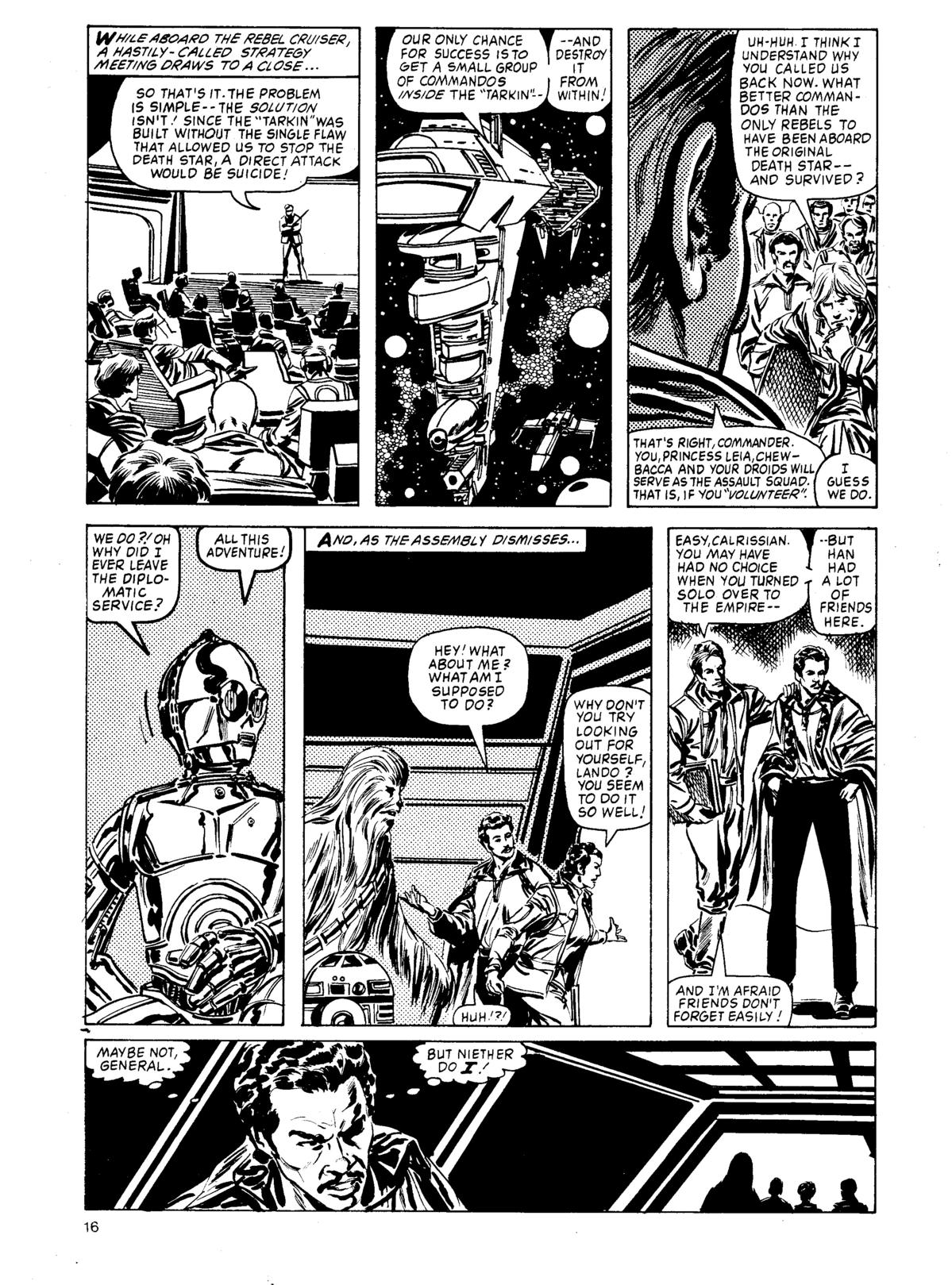 Read online Star Wars Weekly comic -  Issue #147 - 16