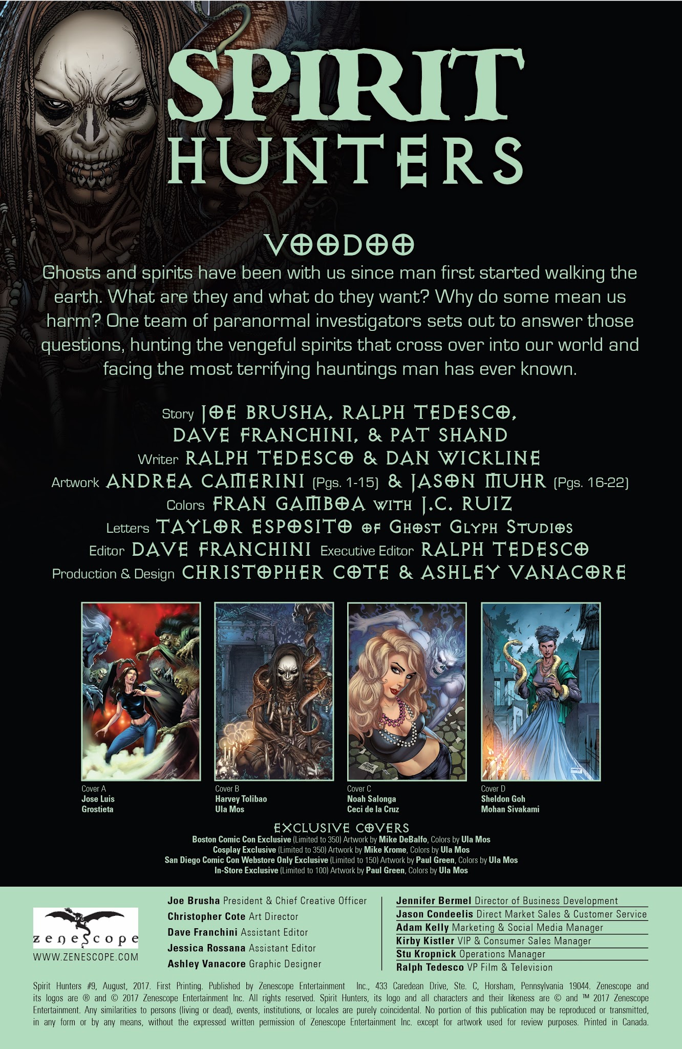 Read online Spirit Hunters comic -  Issue #9 - 2