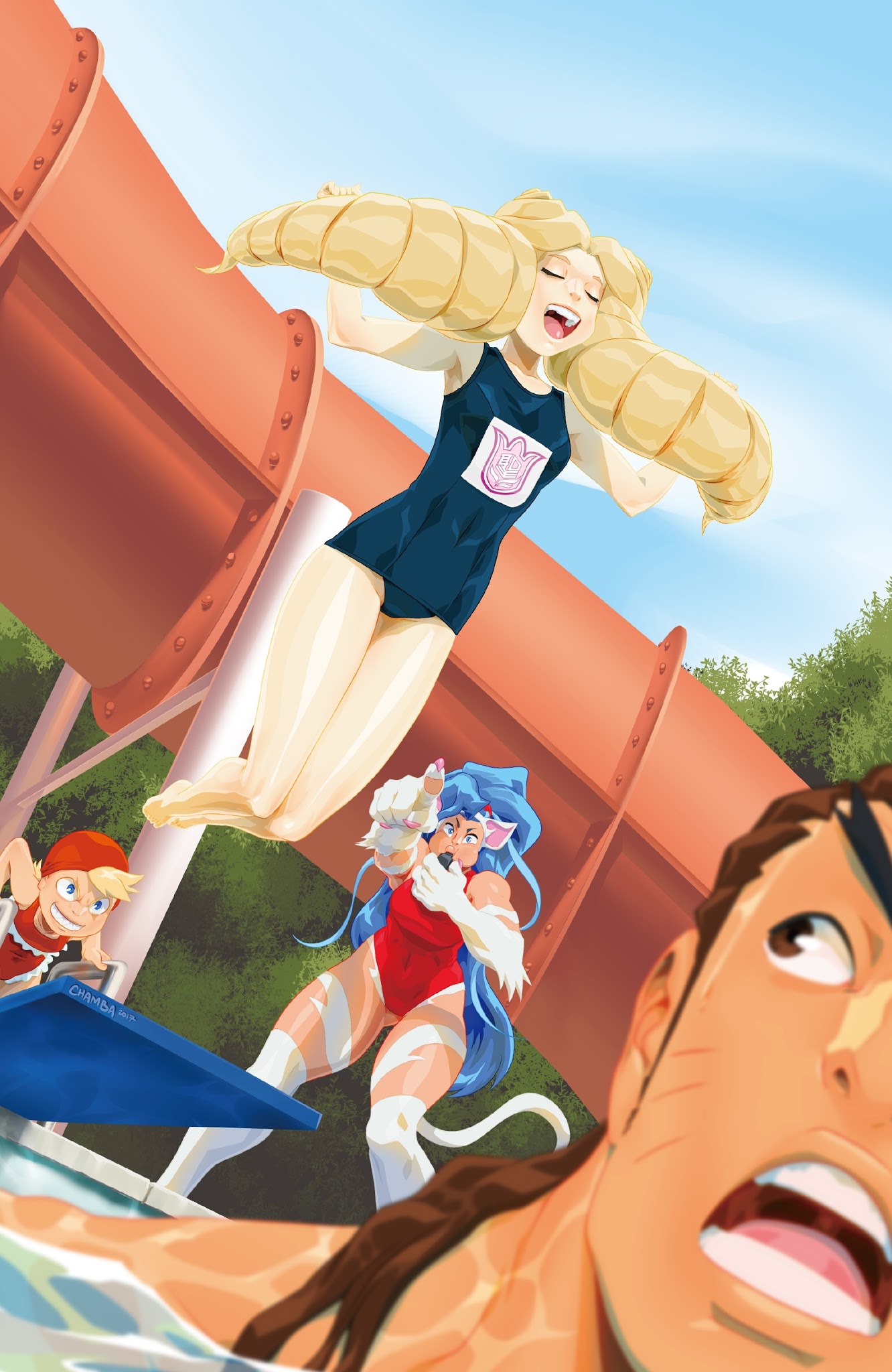 Read online Street Fighter & Friends 2017 Swimsuit Special comic -  Issue # Full - 7