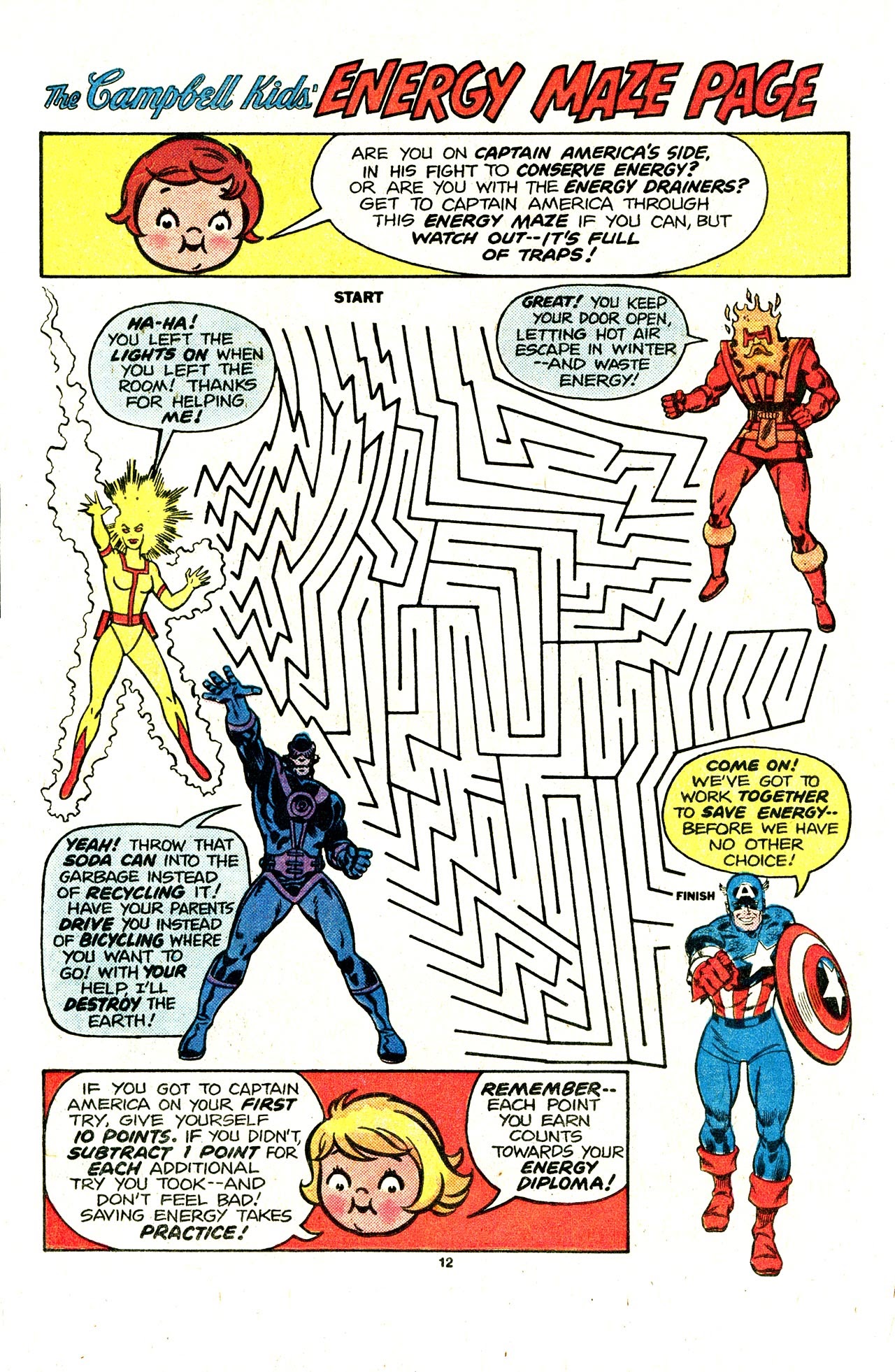 Read online Captain America and The Campbell Kids comic -  Issue # Full - 14