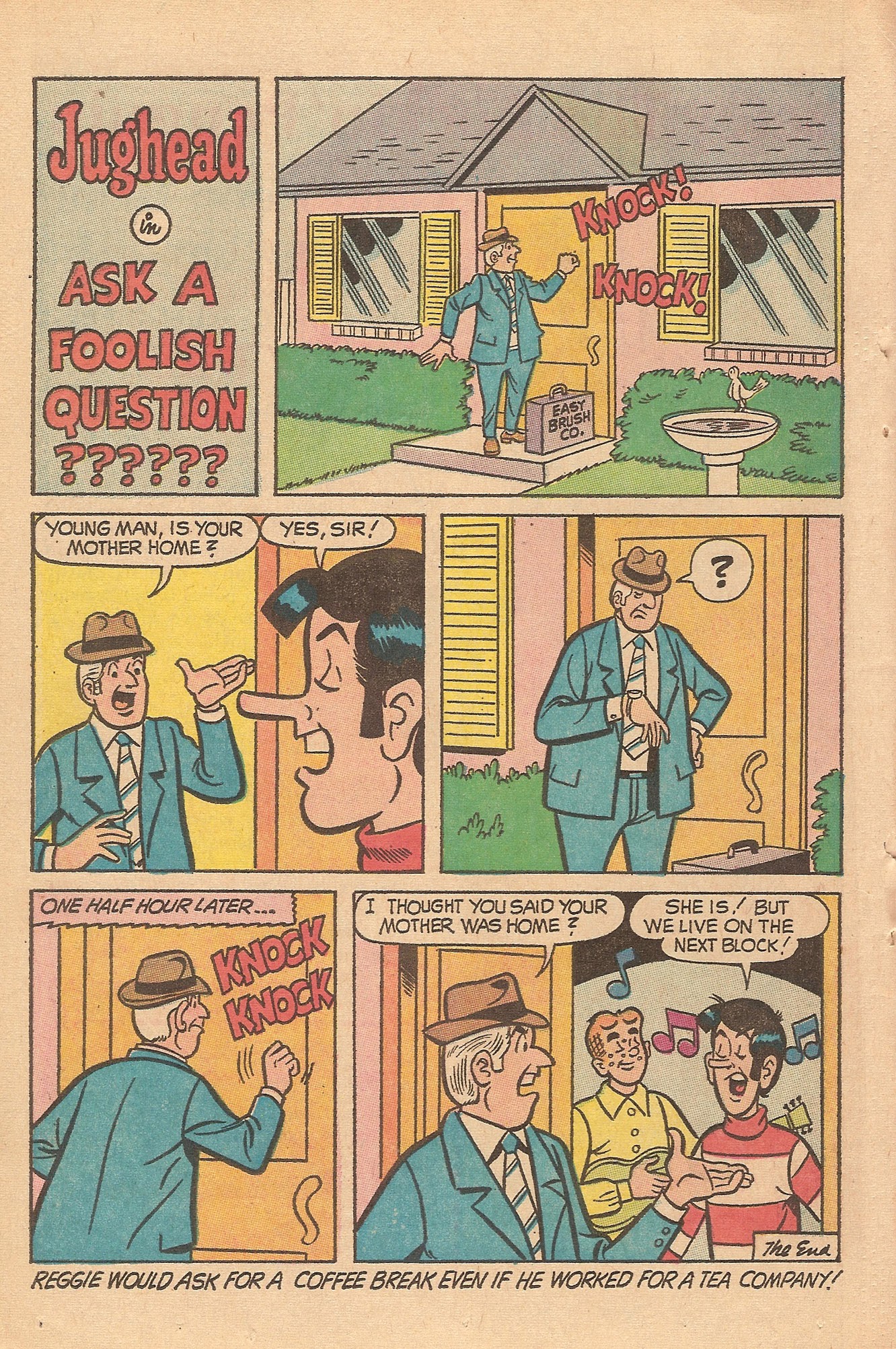 Read online Jughead's Jokes comic -  Issue #17 - 18