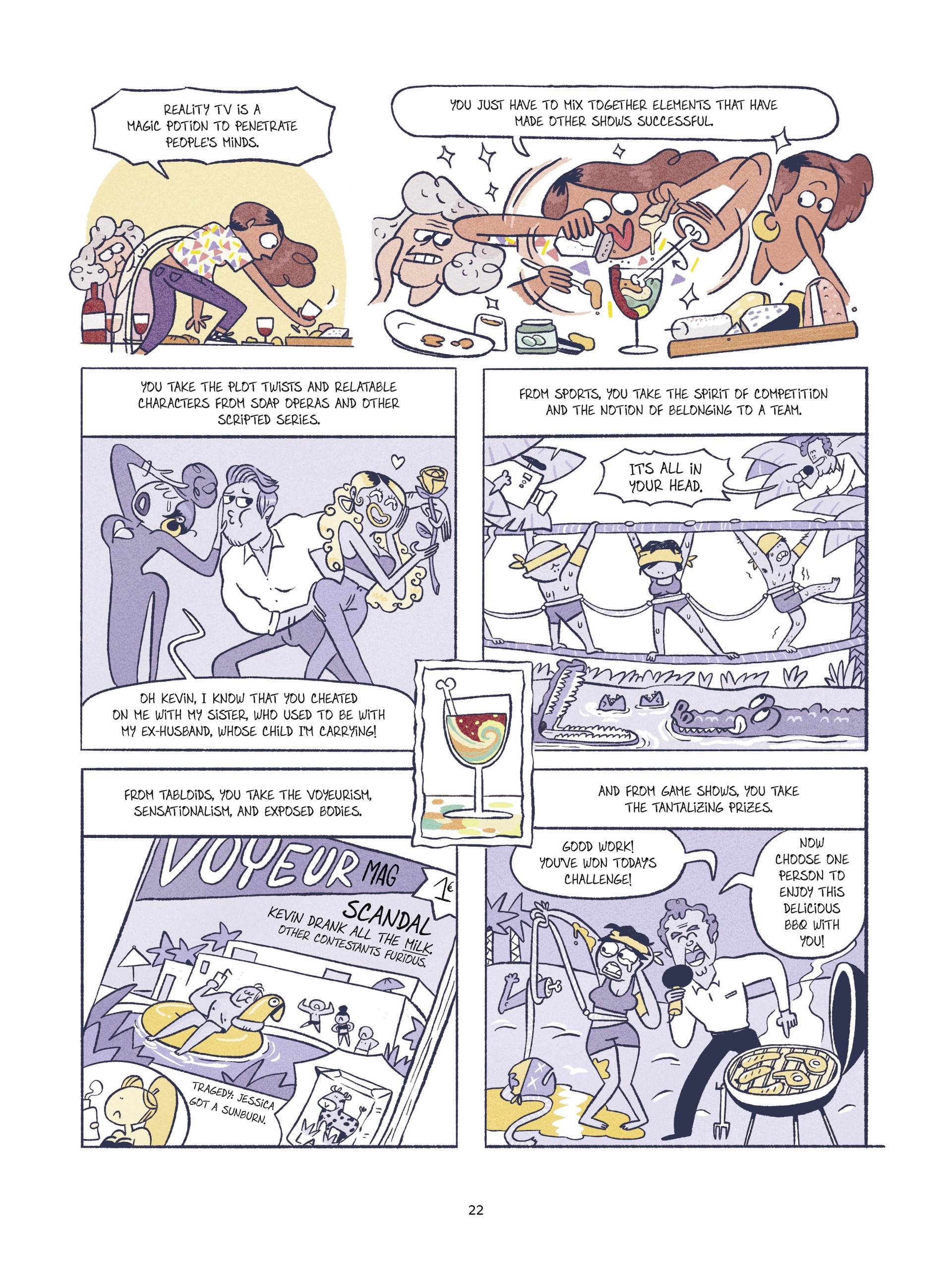 Read online Praising the Surface Behind the Scenes of Reality TV comic -  Issue # TPB - 19
