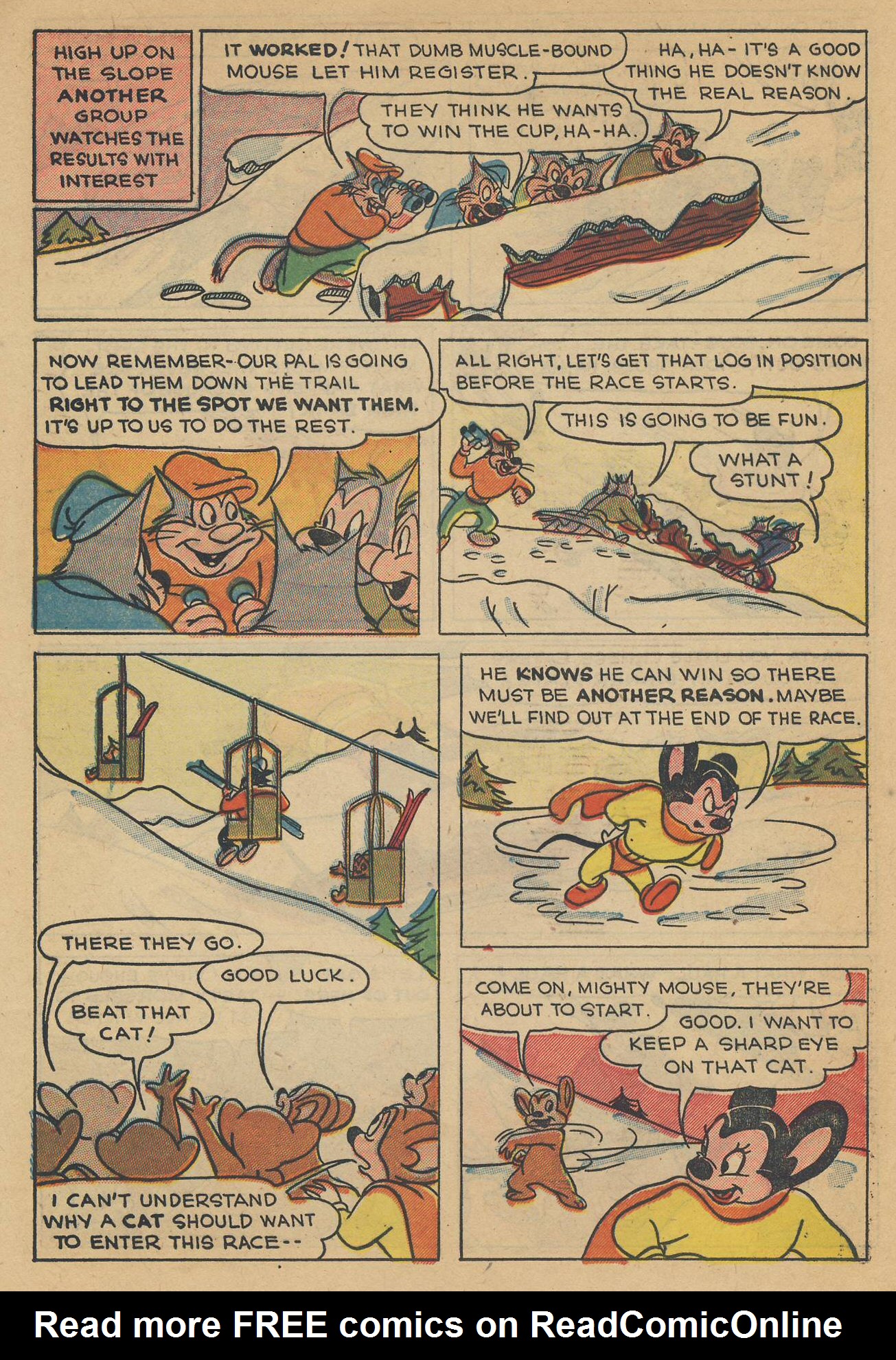 Read online Paul Terry's Mighty Mouse Comics comic -  Issue #54 - 21