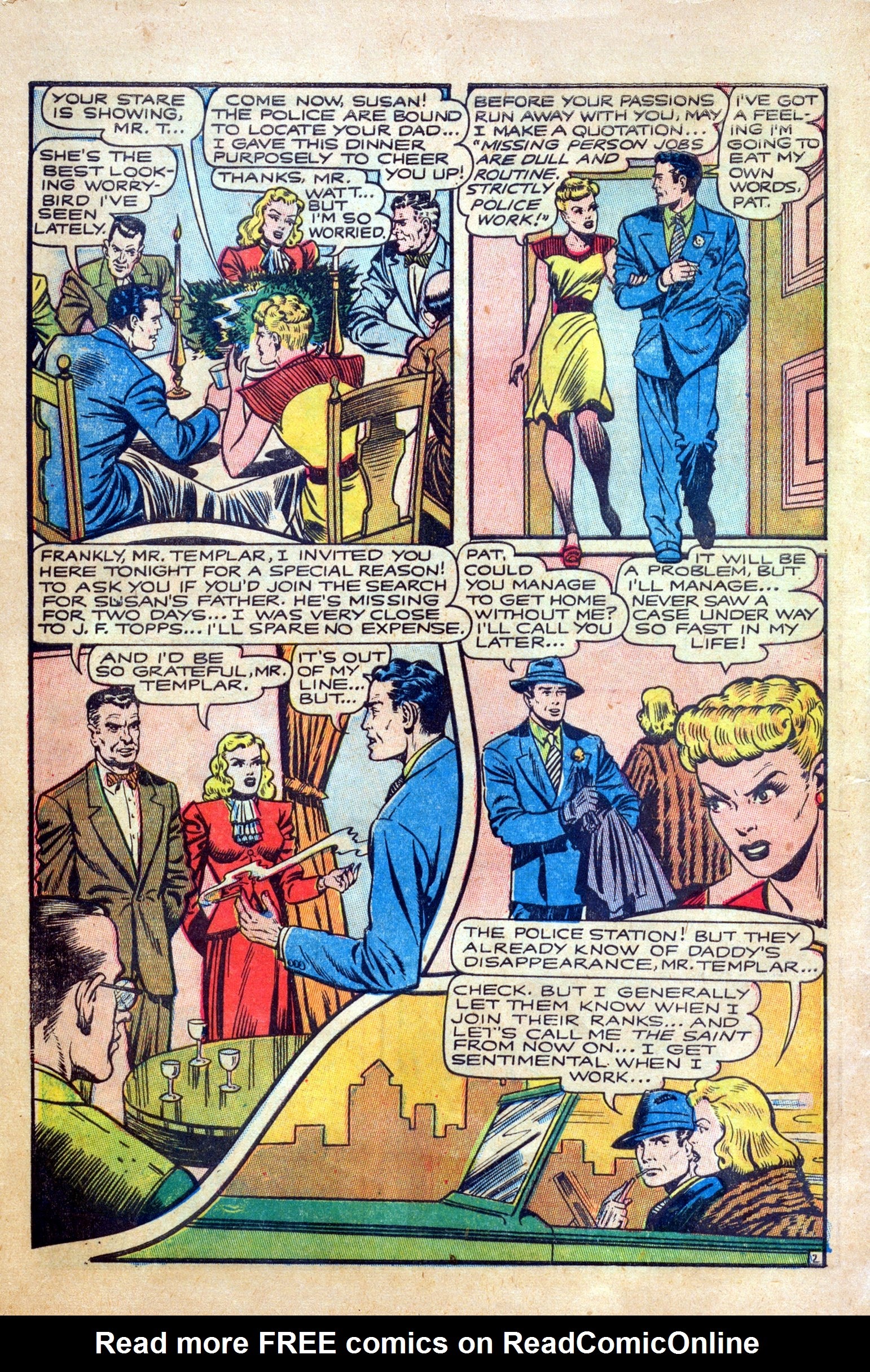 Read online The Saint (1947) comic -  Issue #1 - 4