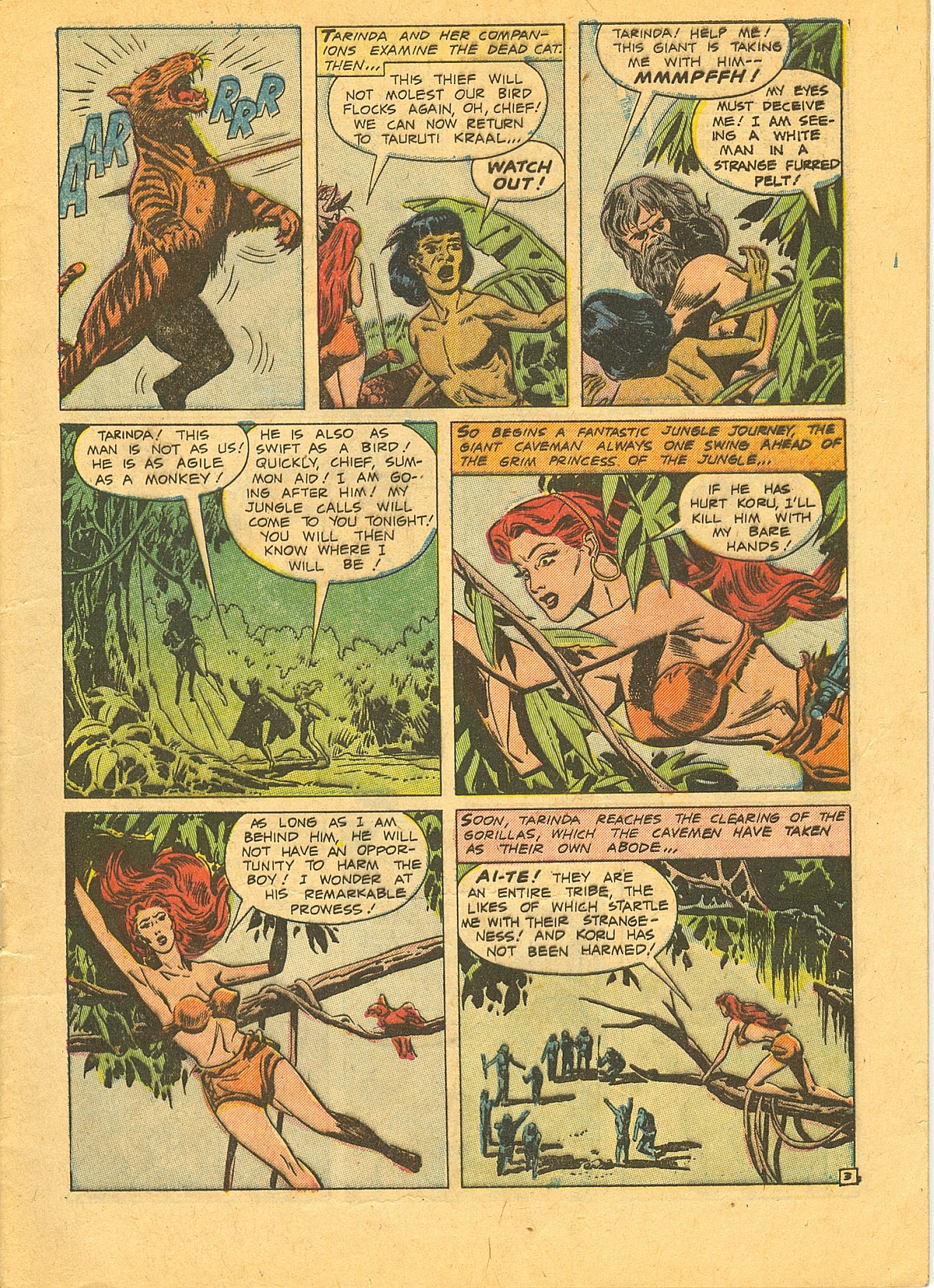 Read online Taanda White Princess of the Jungle comic -  Issue #5 - 6