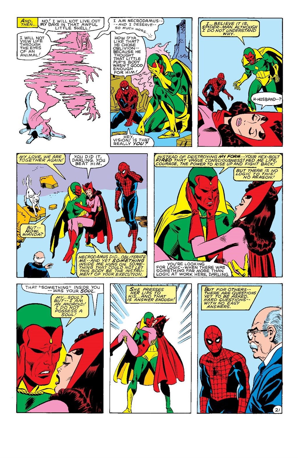 Read online Marvel-Verse (2020) comic -  Issue # Wanda and Vision - 107