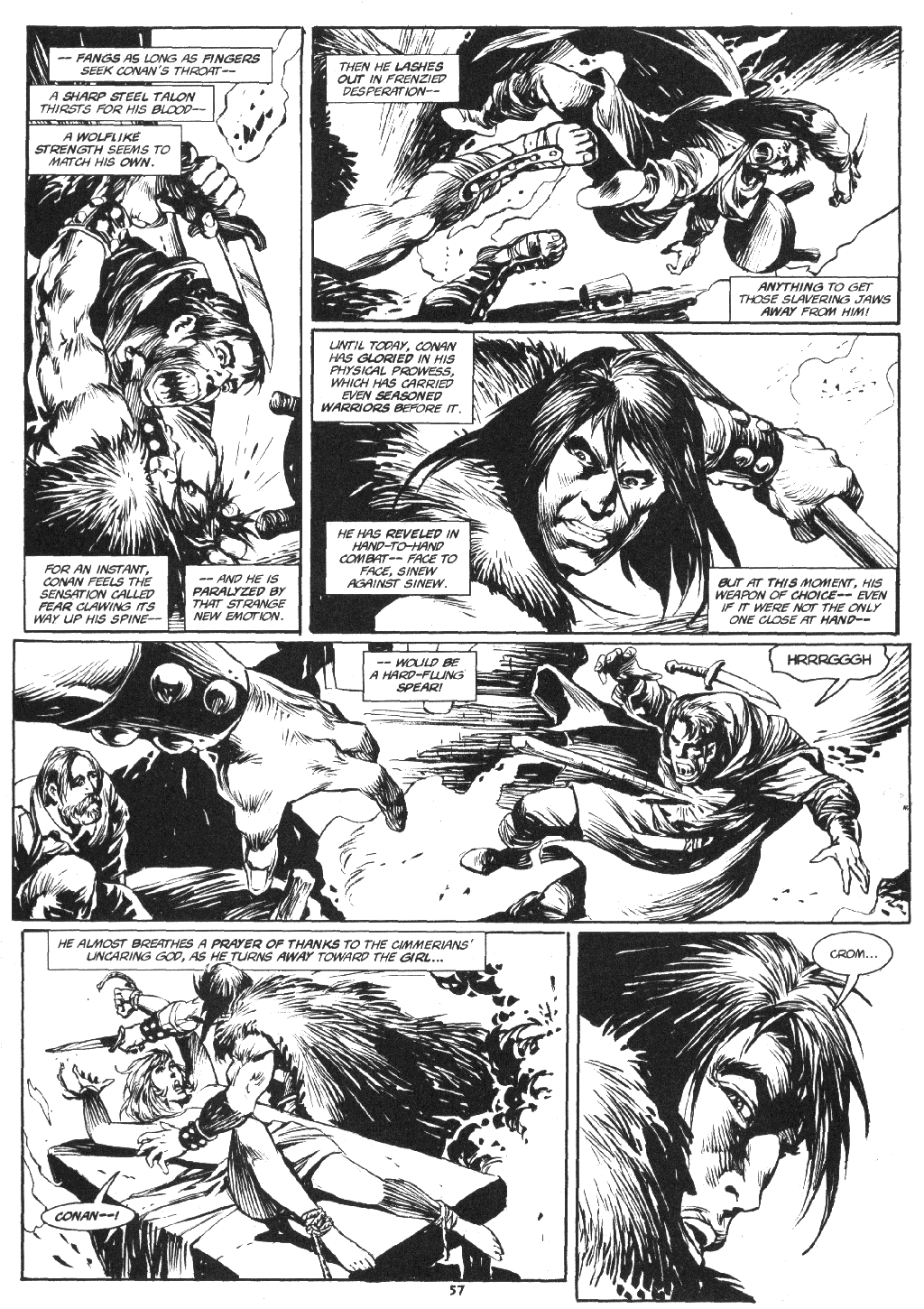 Read online The Savage Sword Of Conan comic -  Issue #219 - 58