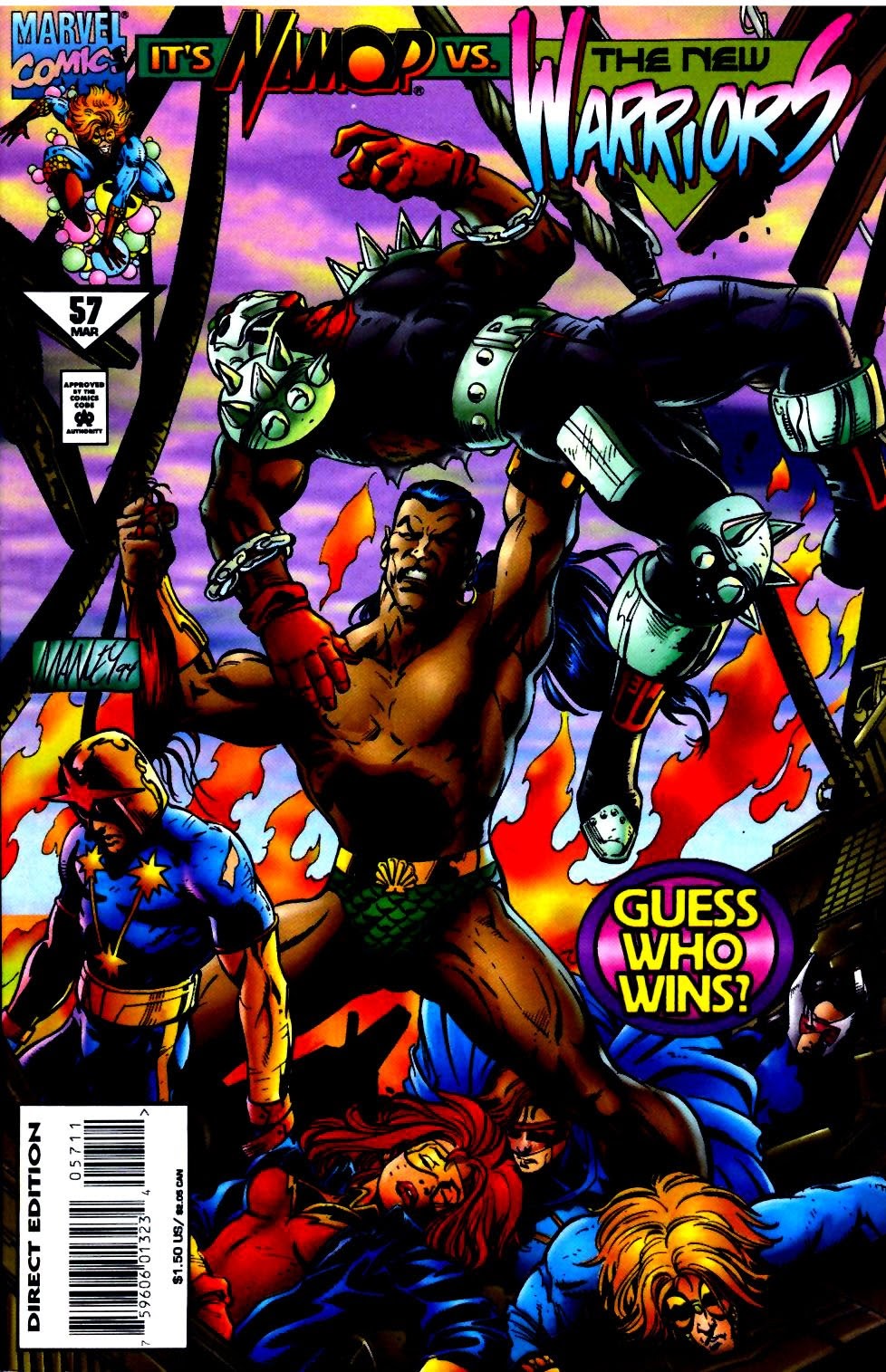 Read online The New Warriors comic -  Issue #57 - 1