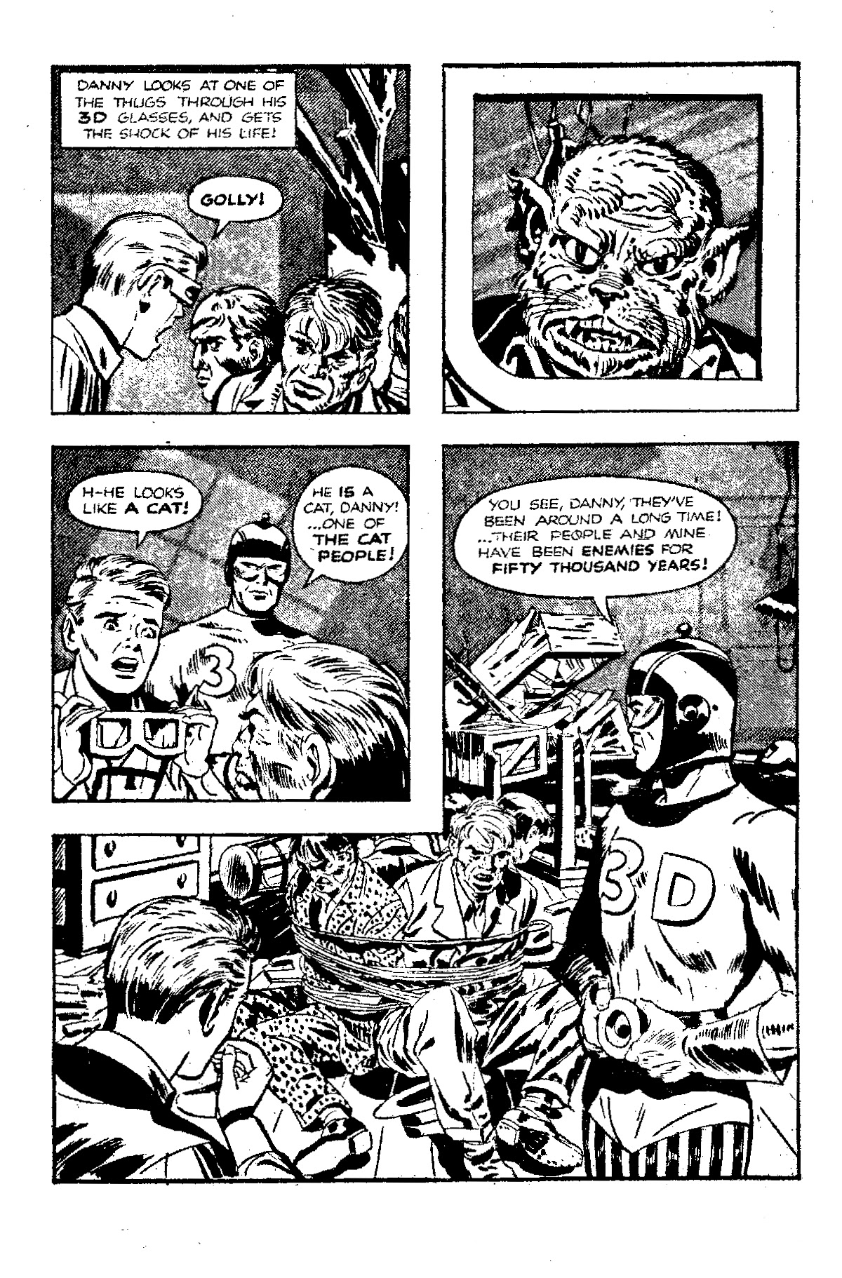 Read online Captain 3-D comic -  Issue # Full - 10