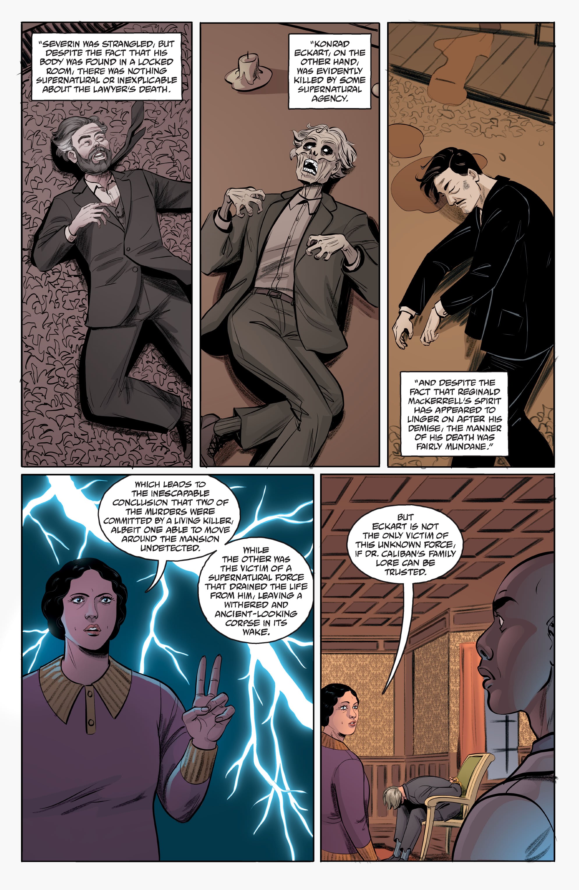 Read online The House of Lost Horizons: A Sarah Jewell Mystery comic -  Issue #5 - 4