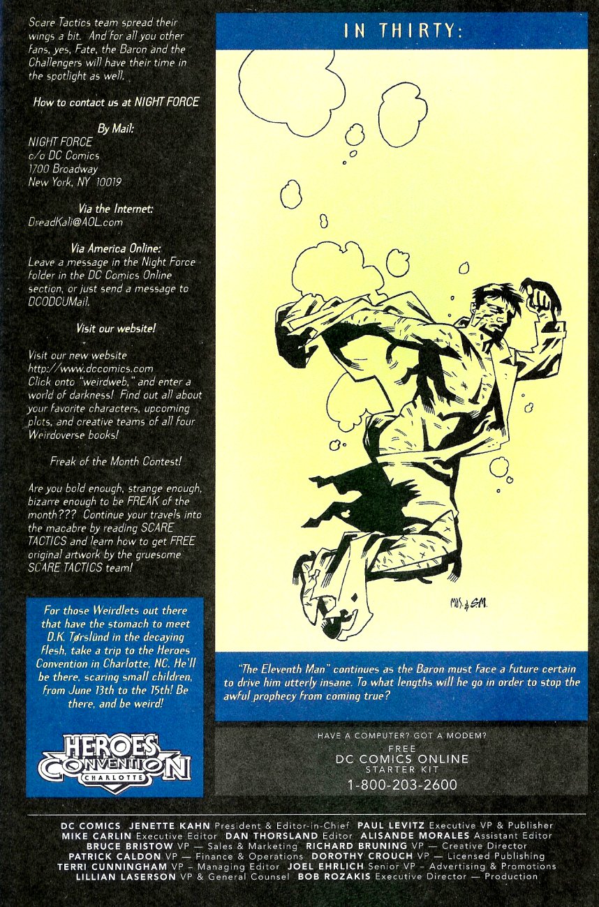 Read online Night Force comic -  Issue #9 - 25