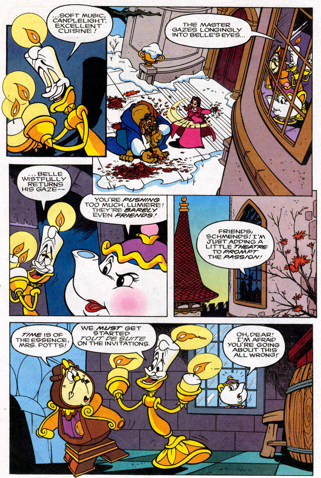 Read online Disney's Beauty and the Beast comic -  Issue #4 - 4