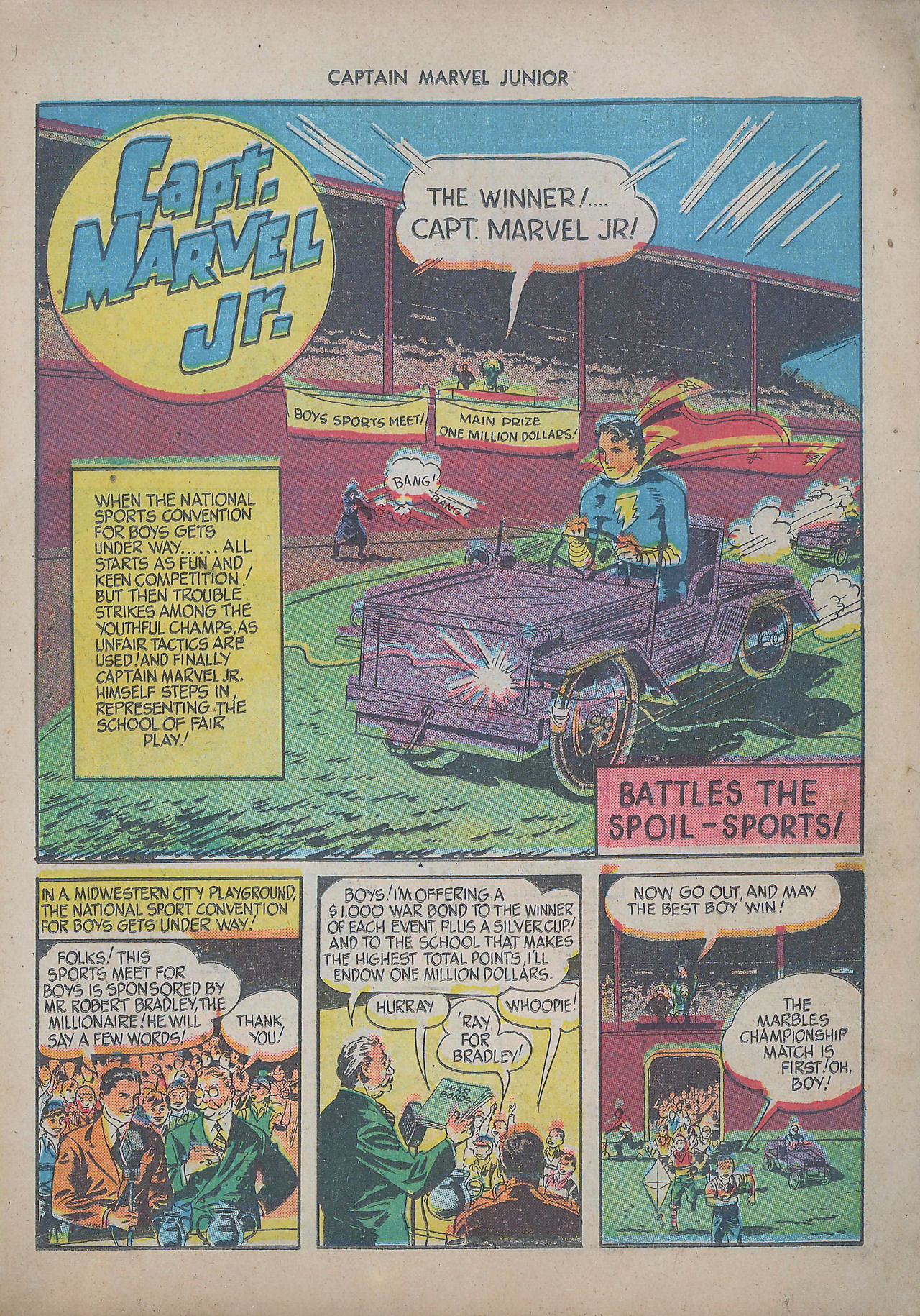 Read online Captain Marvel, Jr. comic -  Issue #23 - 16
