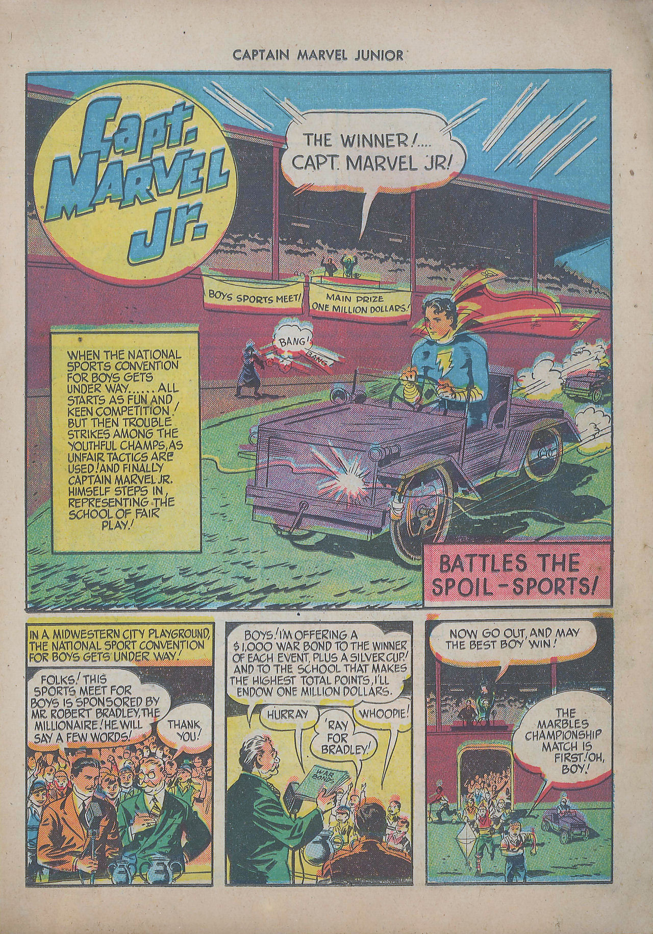 Read online Captain Marvel, Jr. comic -  Issue #23 - 16