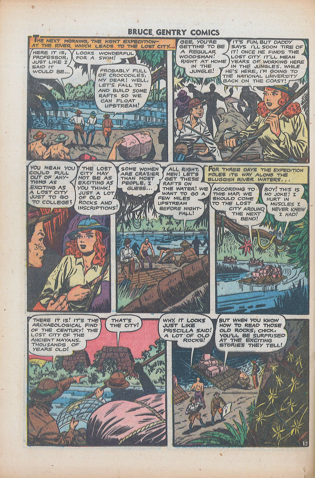 Read online Bruce Gentry comic -  Issue #5 - 24