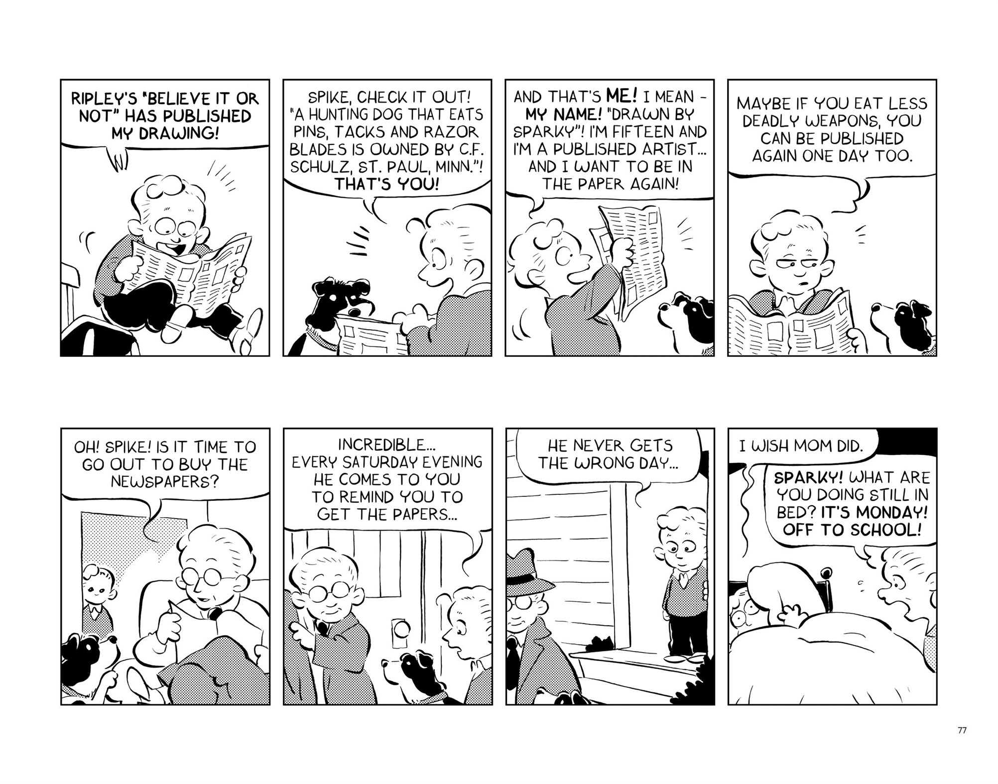 Read online Funny Things: A Comic Strip Biography of Charles M. Schulz comic -  Issue # TPB (Part 1) - 80