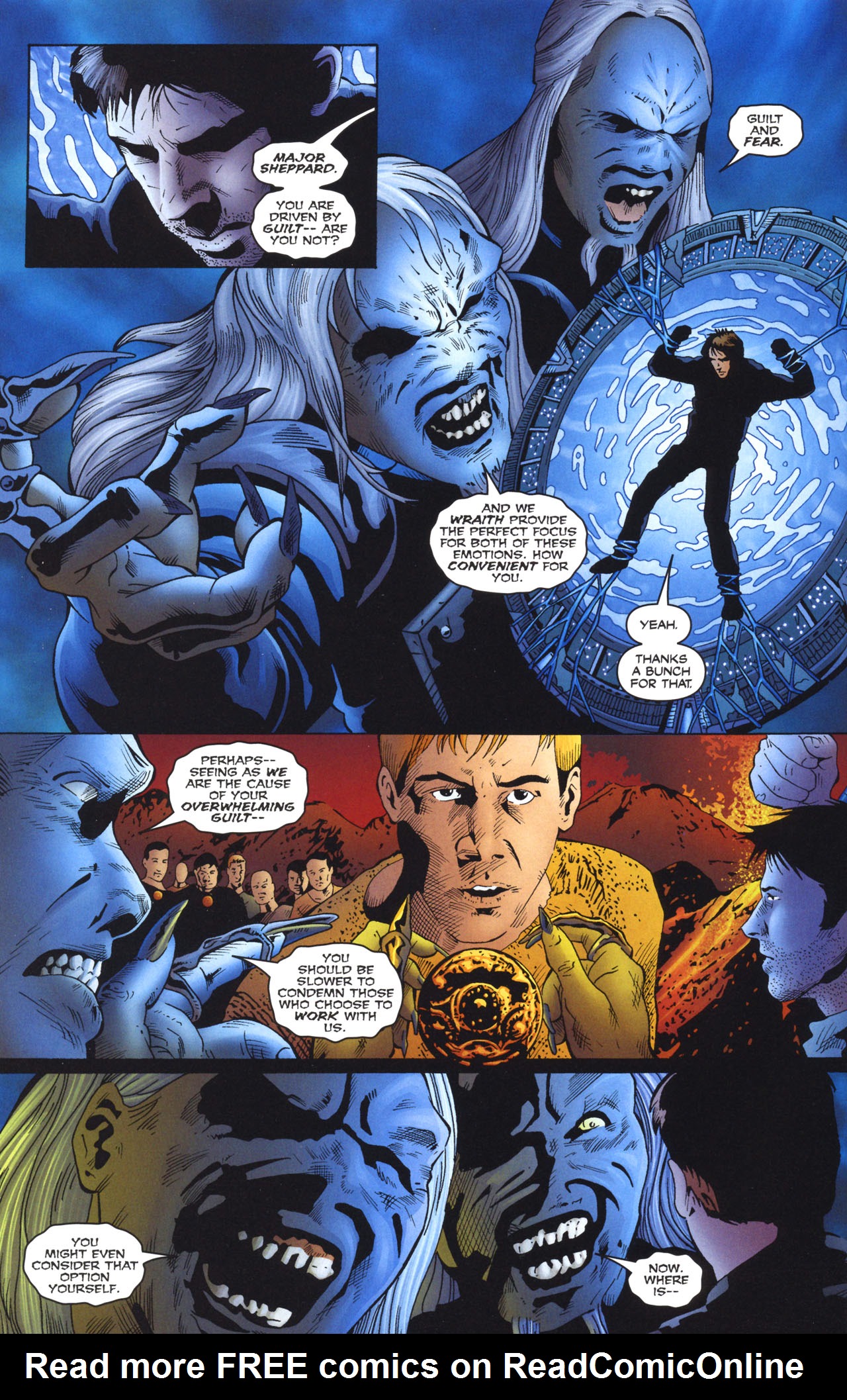 Read online Stargate Atlantis: Wraithfall comic -  Issue #3 - 17