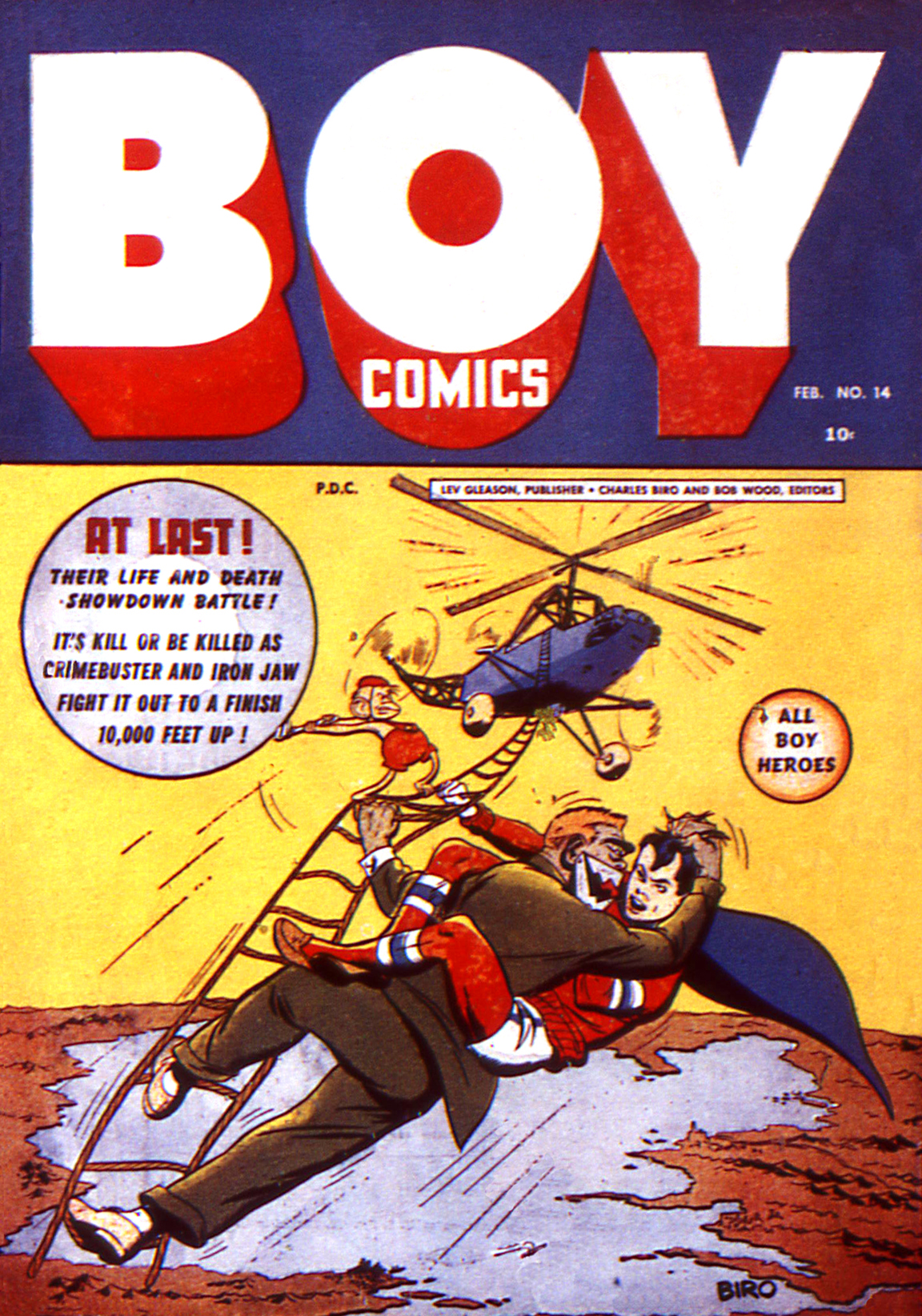 Read online Boy Comics comic -  Issue #14 - 1