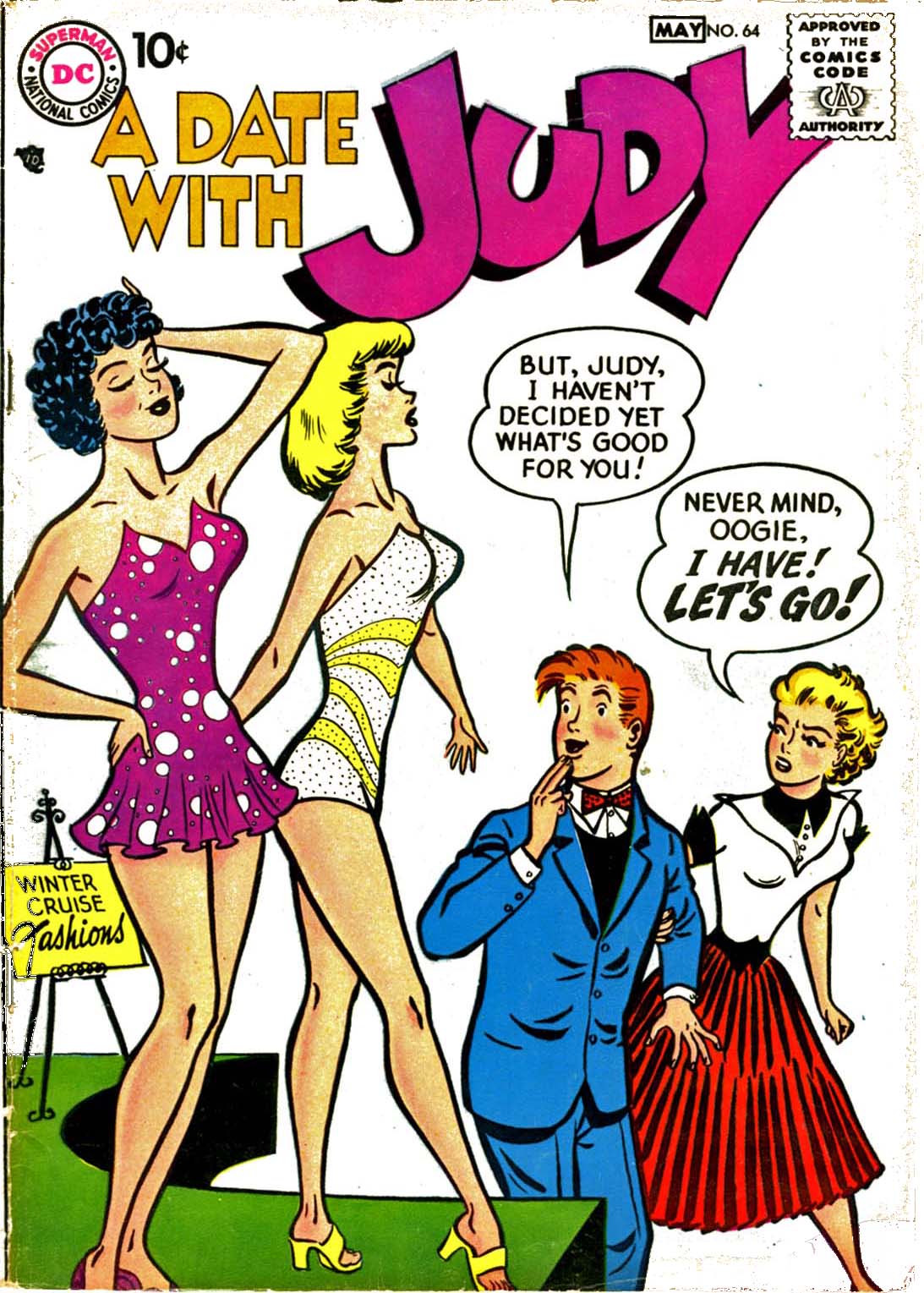 Read online A Date with Judy comic -  Issue #64 - 1