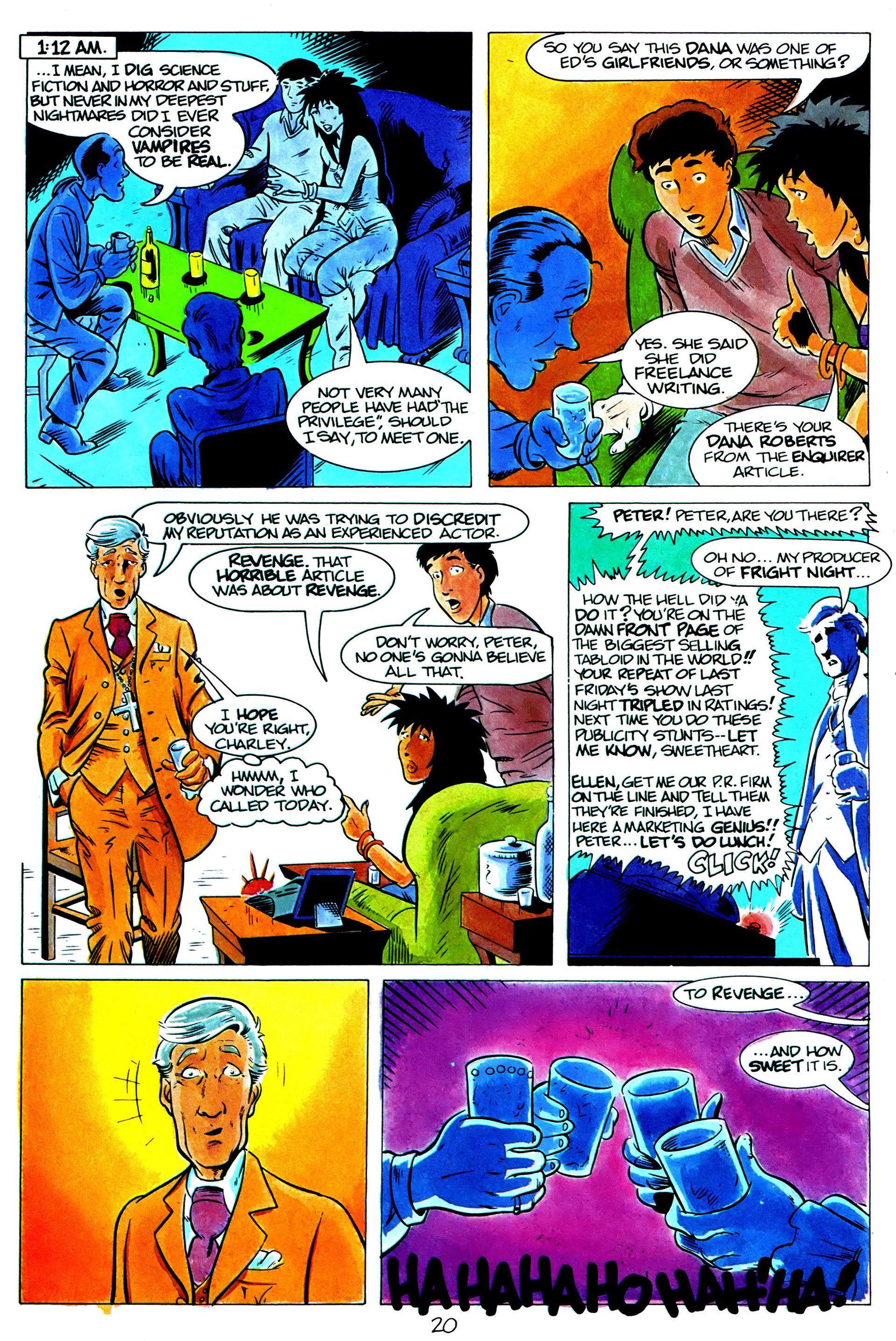 Read online Fright Night (1988) comic -  Issue #9 - 22