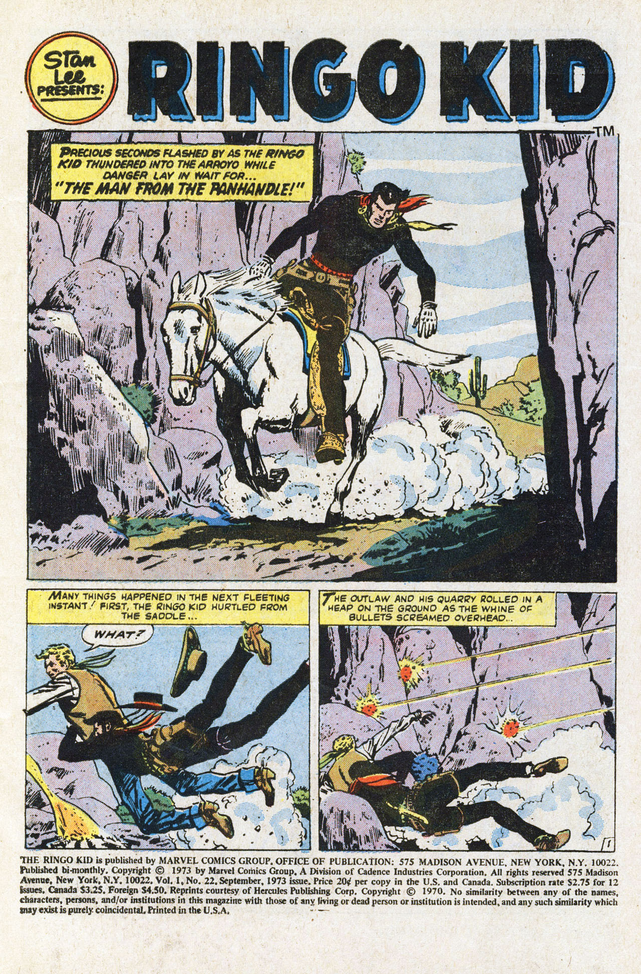 Read online Ringo Kid (1970) comic -  Issue #22 - 3