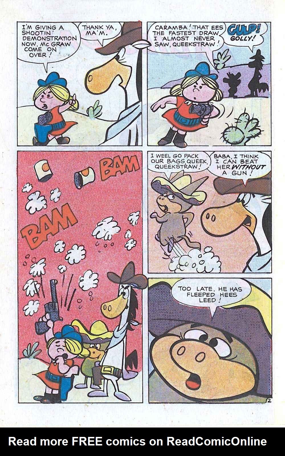 Read online Quick Draw McGraw comic -  Issue #8 - 20