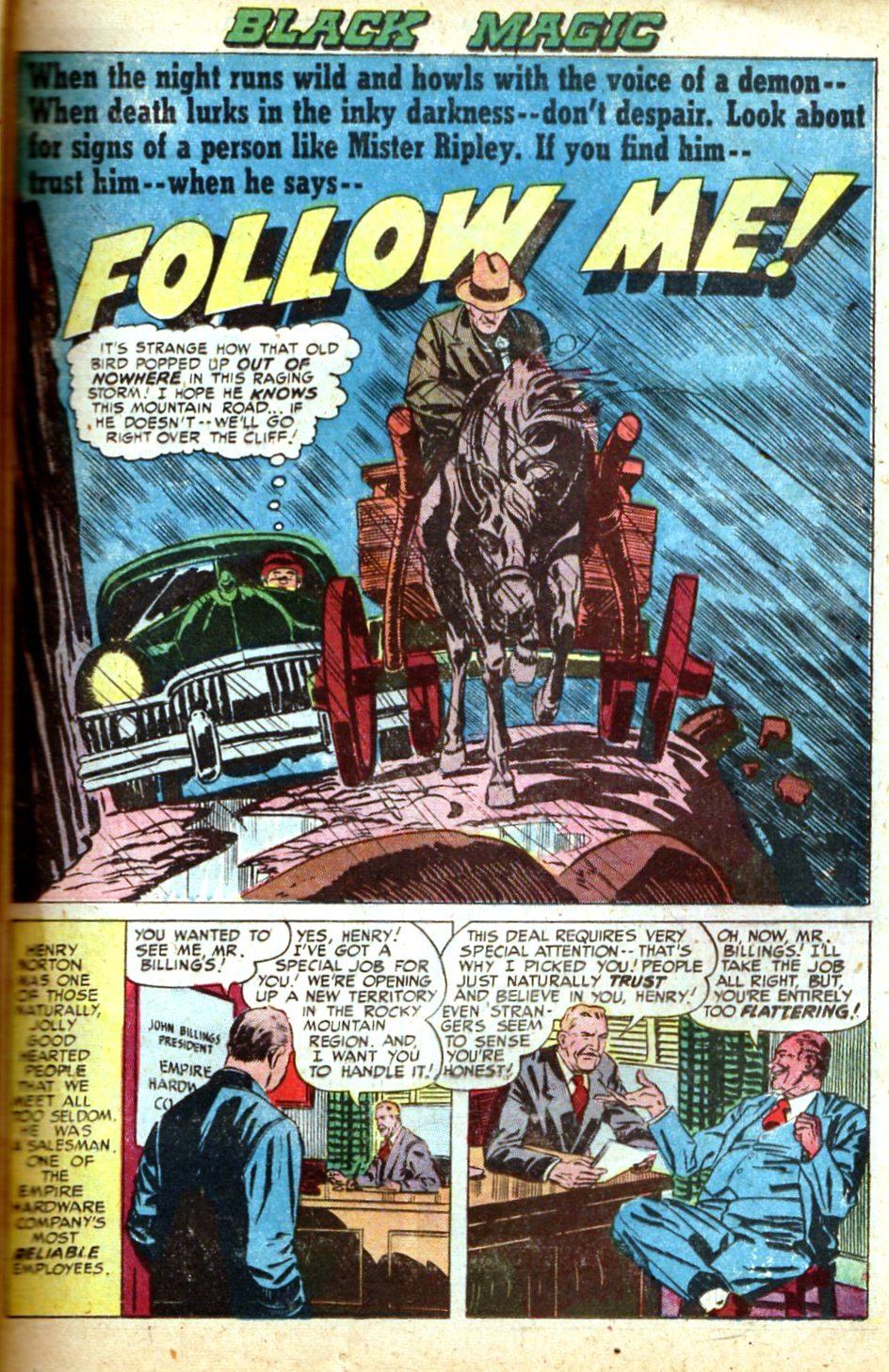 Read online Black Magic (1950) comic -  Issue #5 - 35
