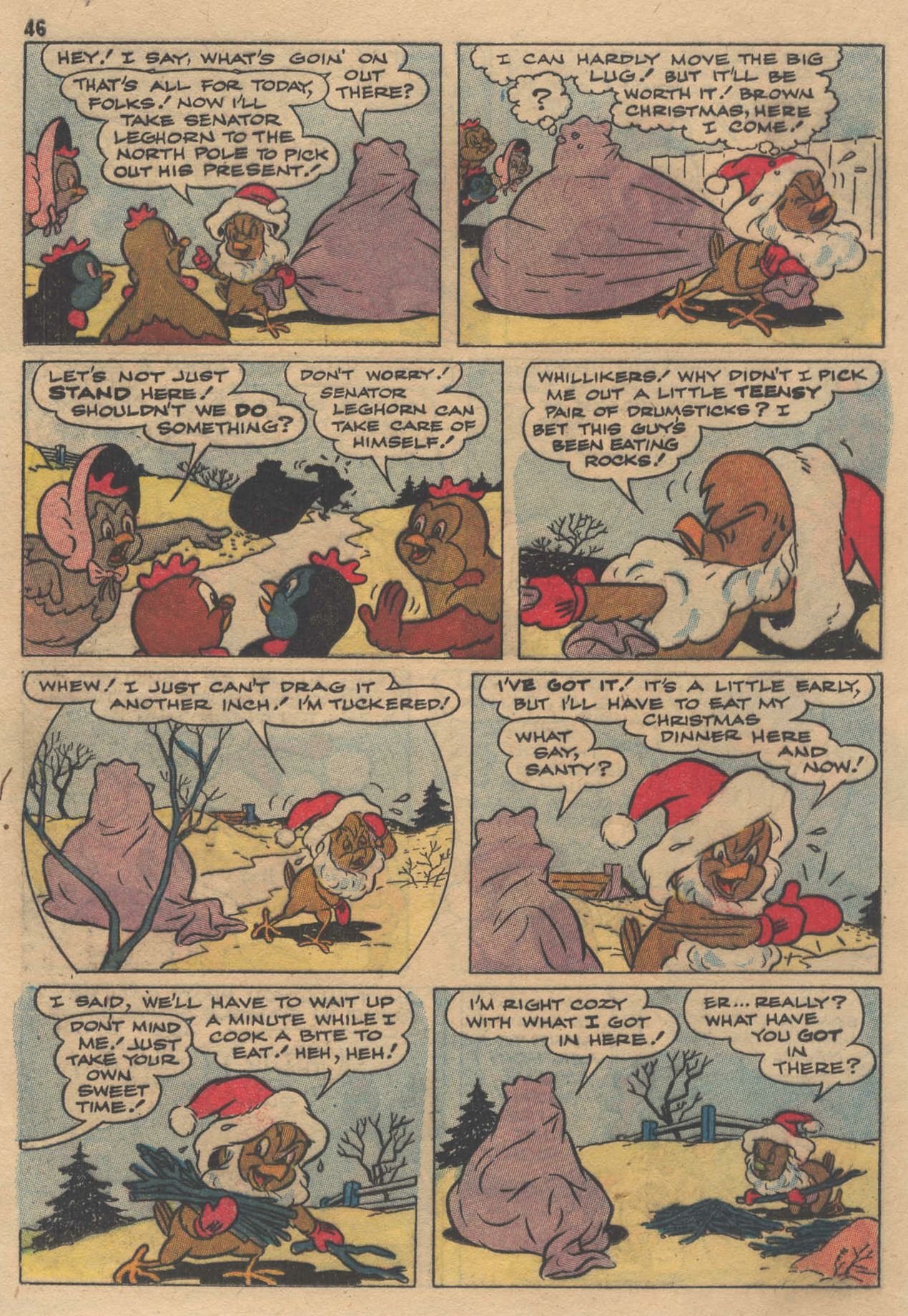 Read online Bugs Bunny's Christmas Funnies comic -  Issue # TPB 3 - 48