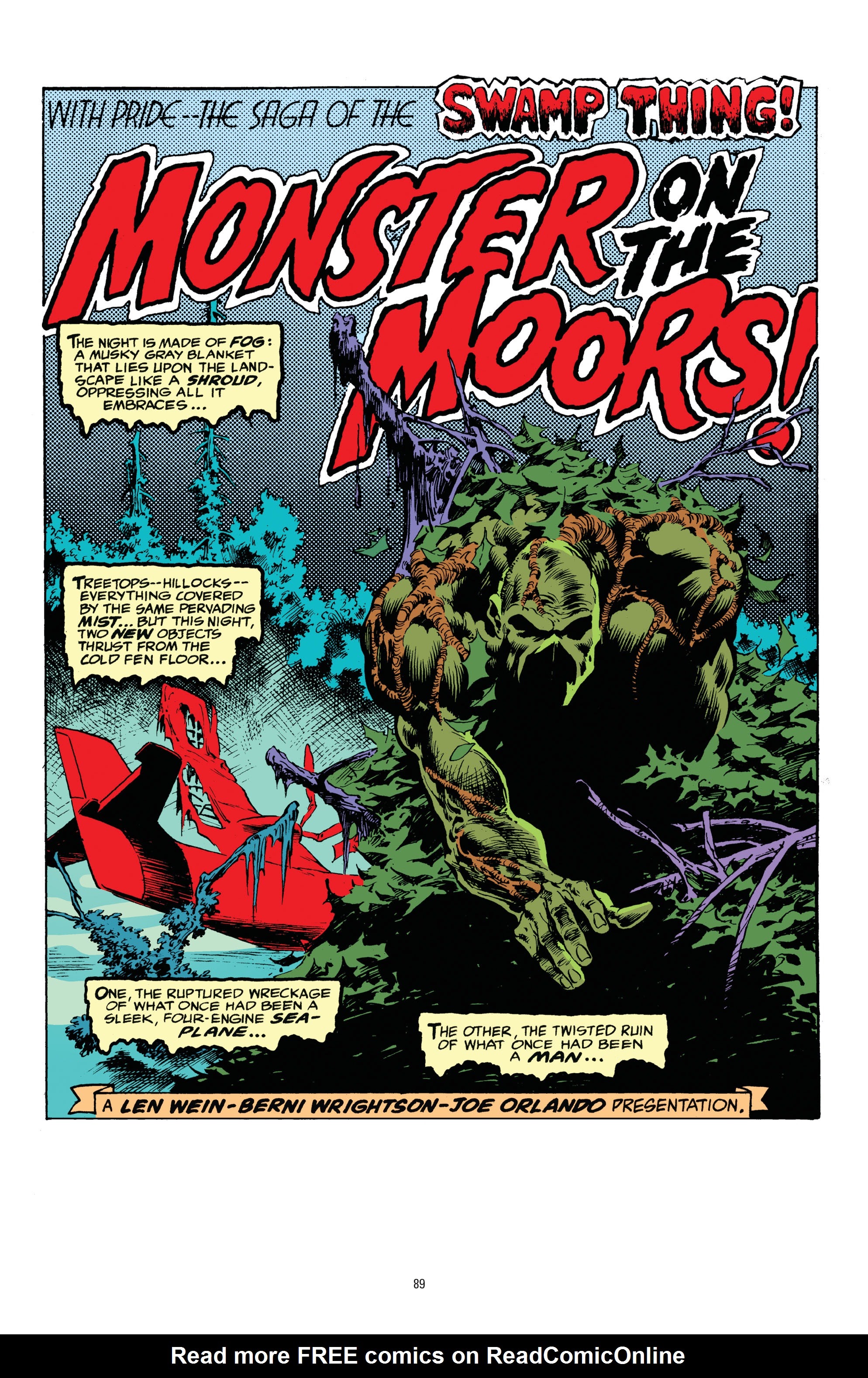 Read online Swamp Thing: The Bronze Age comic -  Issue # TPB 1 (Part 1) - 89